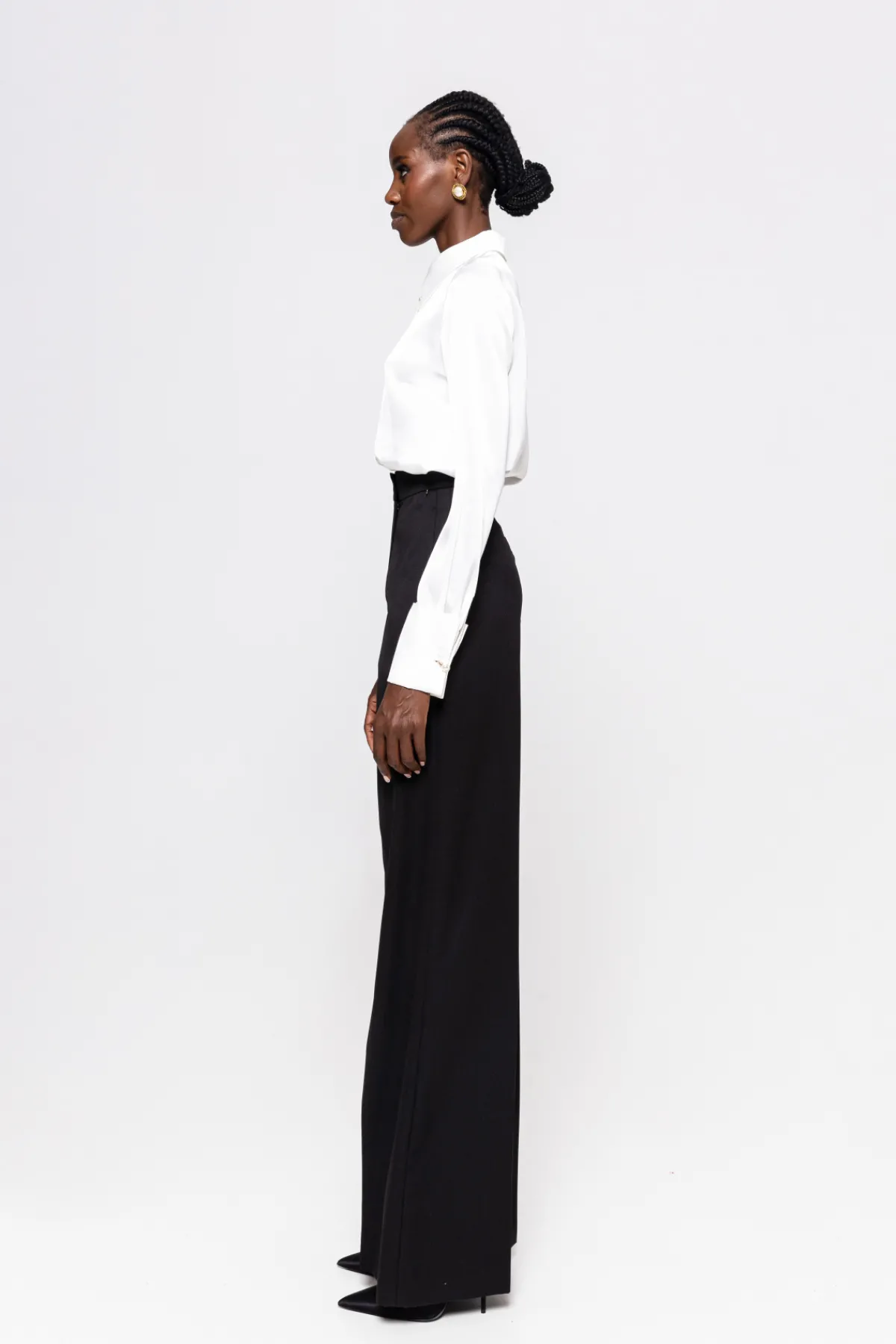 Cheap High-waisted straight pants Pants