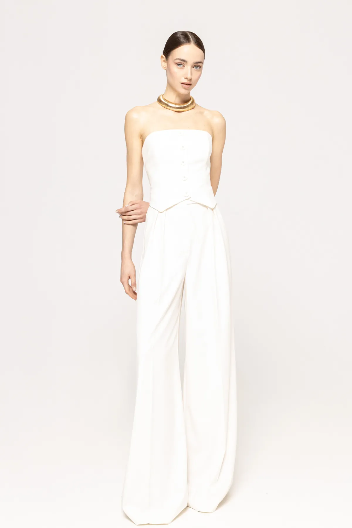 Fashion High-waisted wide-leg pants Pants