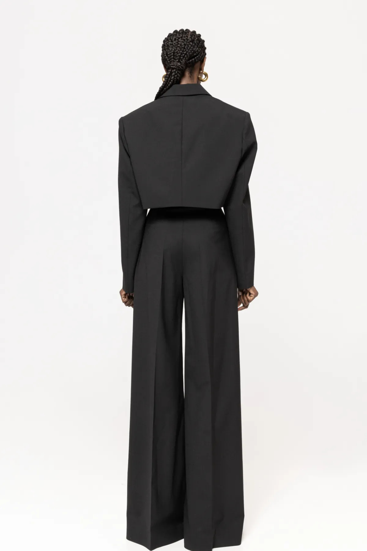 Discount High-waisted wide-leg pants Pants