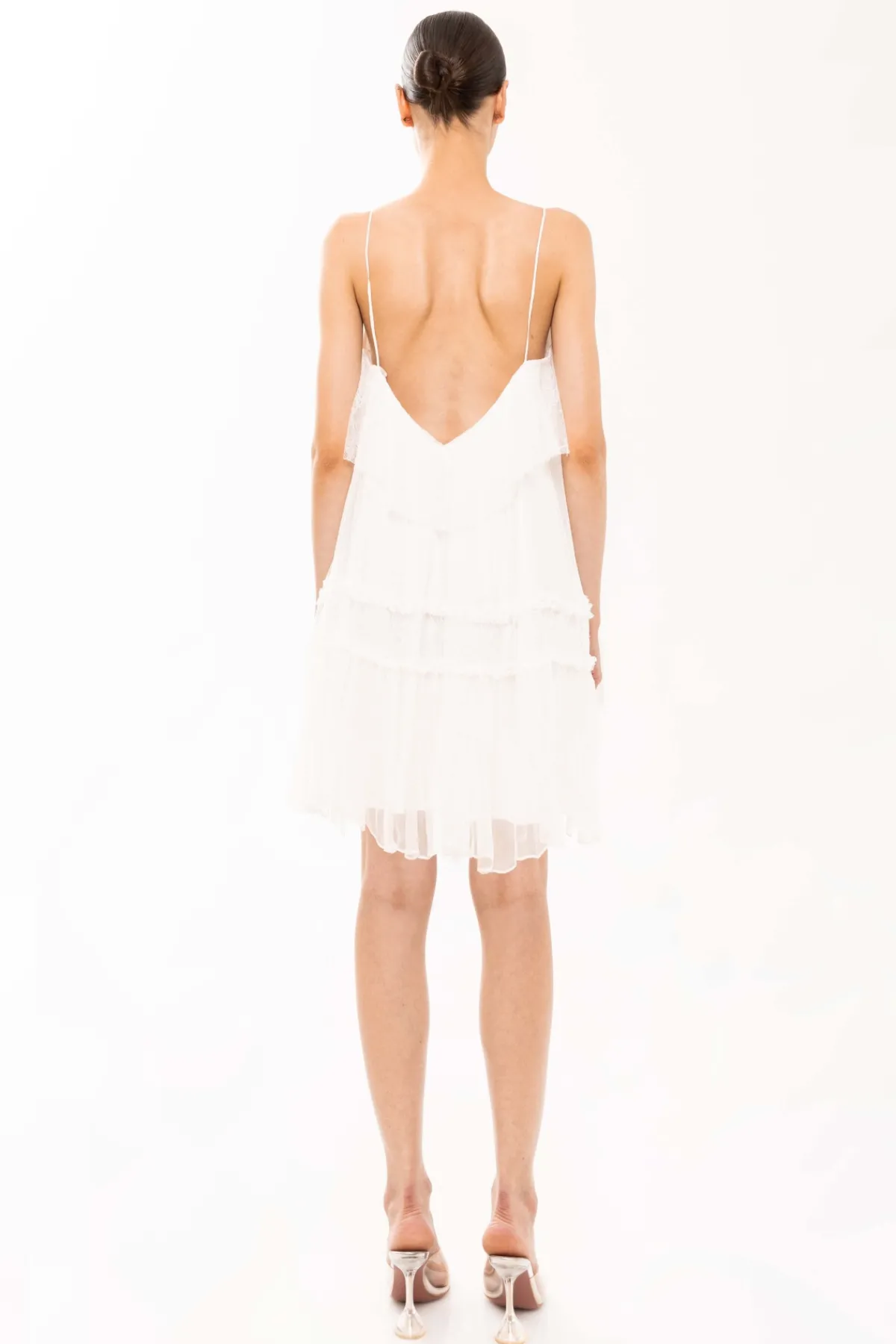 Online Lace detail silk dress Dresses
