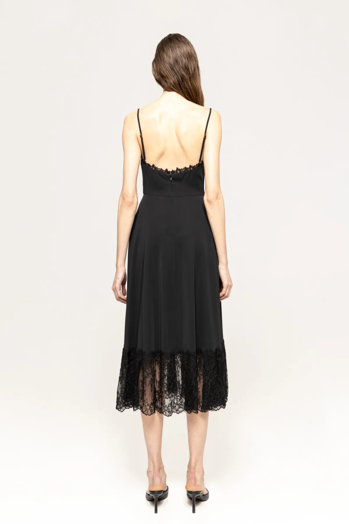 Sale Lace insert midi dress Dresses