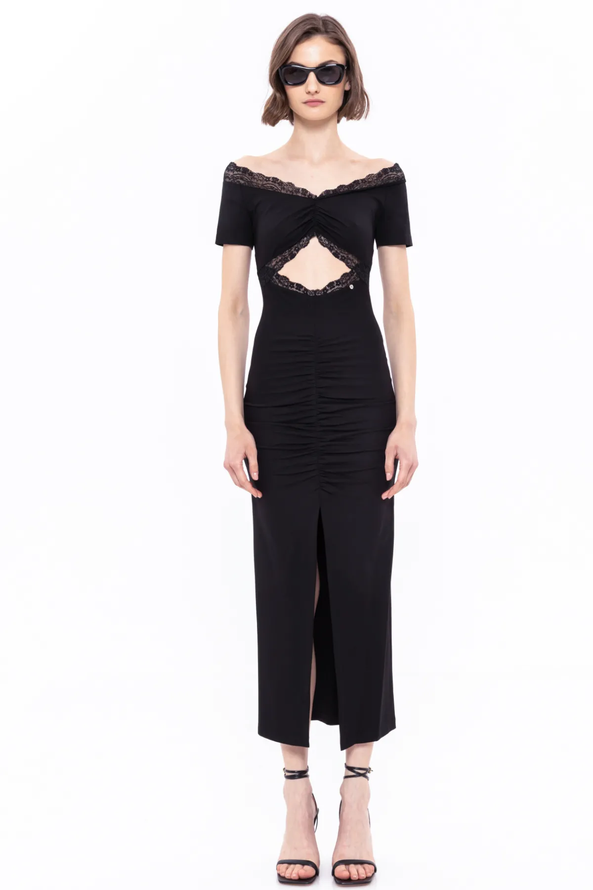 Best Lace trimmed midi dress Dresses