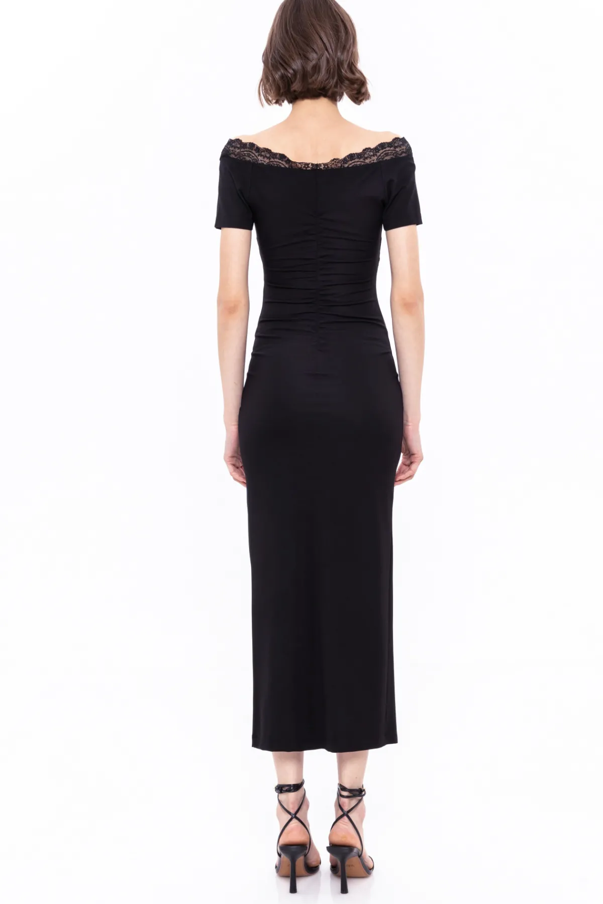 Best Lace trimmed midi dress Dresses