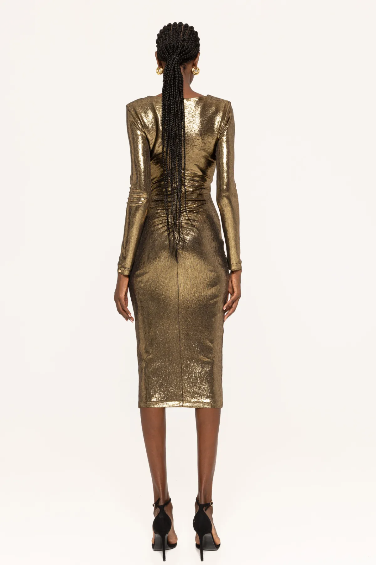 Cheap Lamé midi dress Dresses
