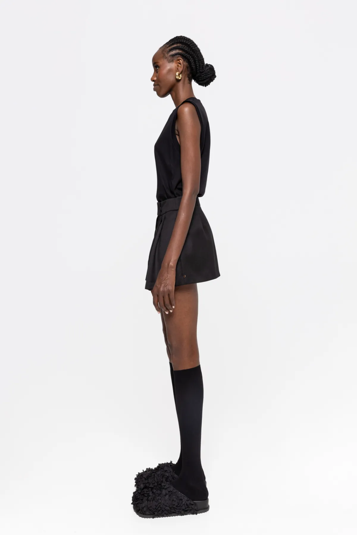 Cheap Low-rise wool mini skirt Skirts