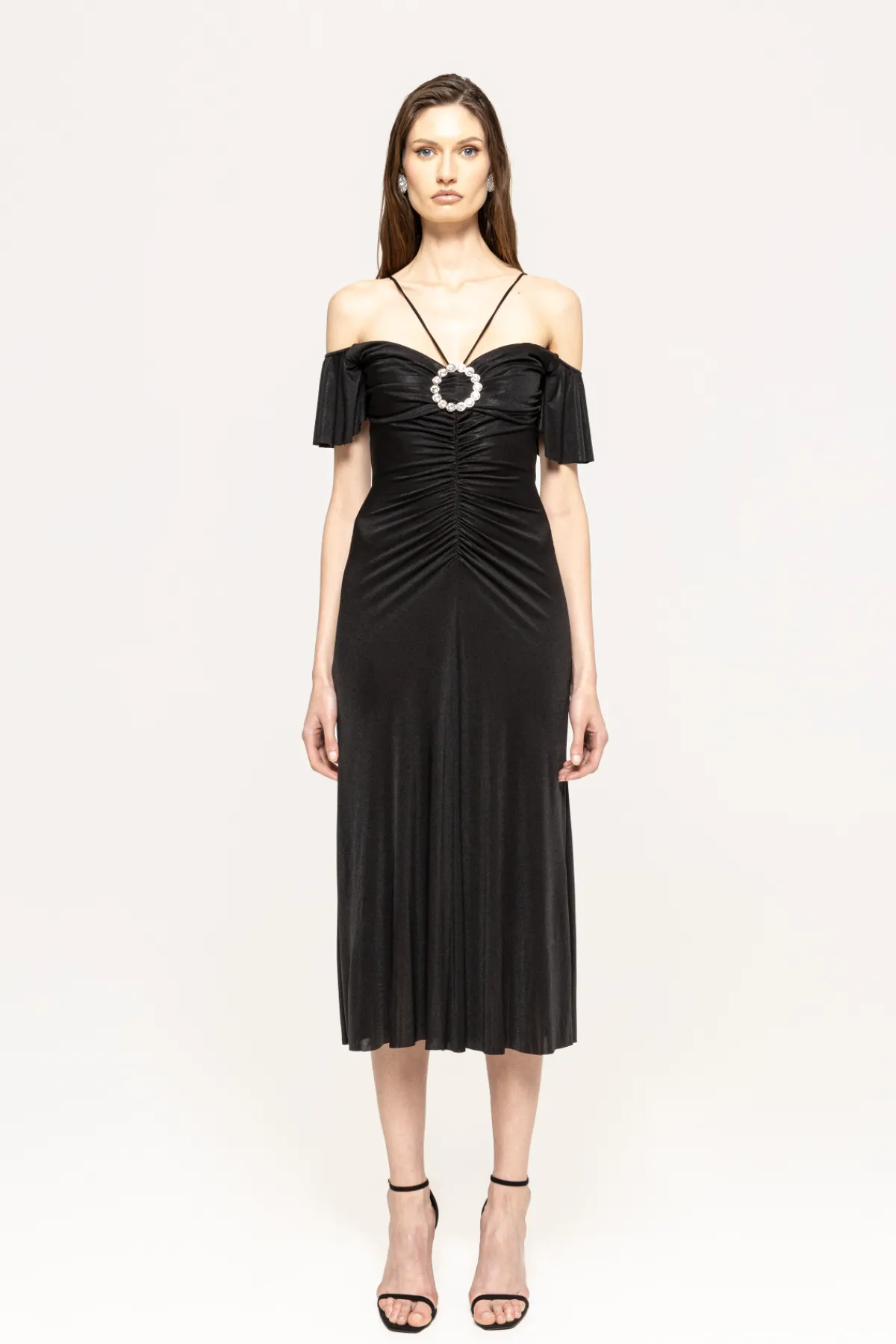 Store Off shoulder ruched dress Dresses