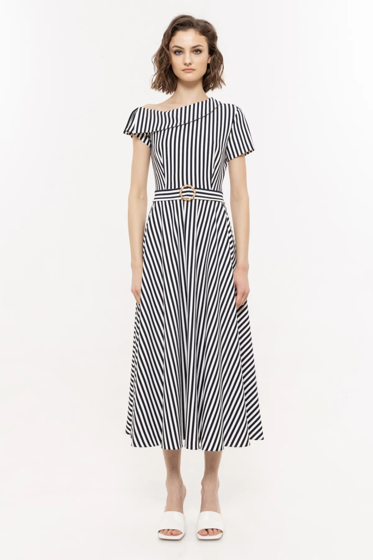 Discount Off shoulder viscose dress Dresses