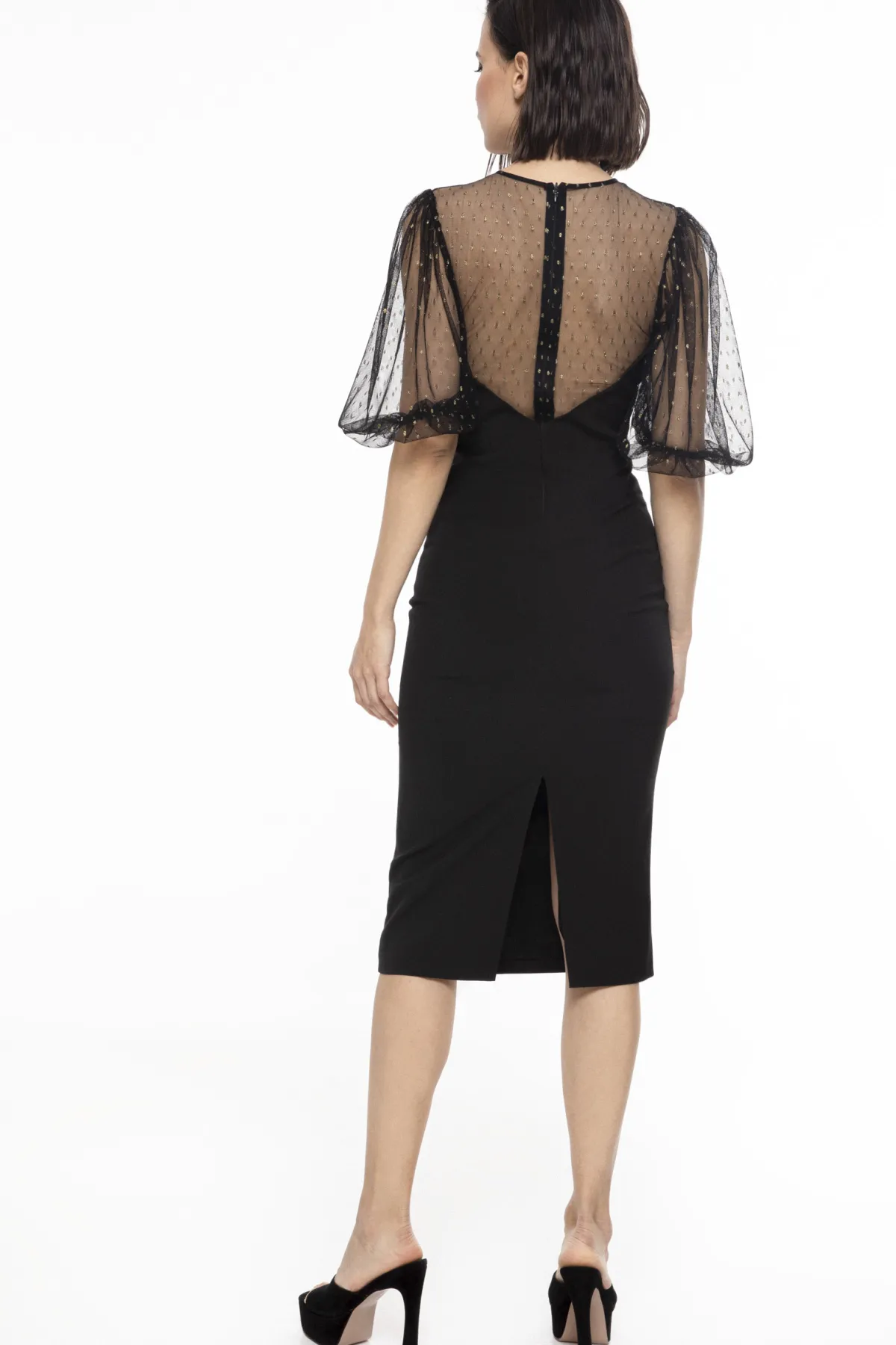 Fashion Off-shoulder fitted dress Dresses