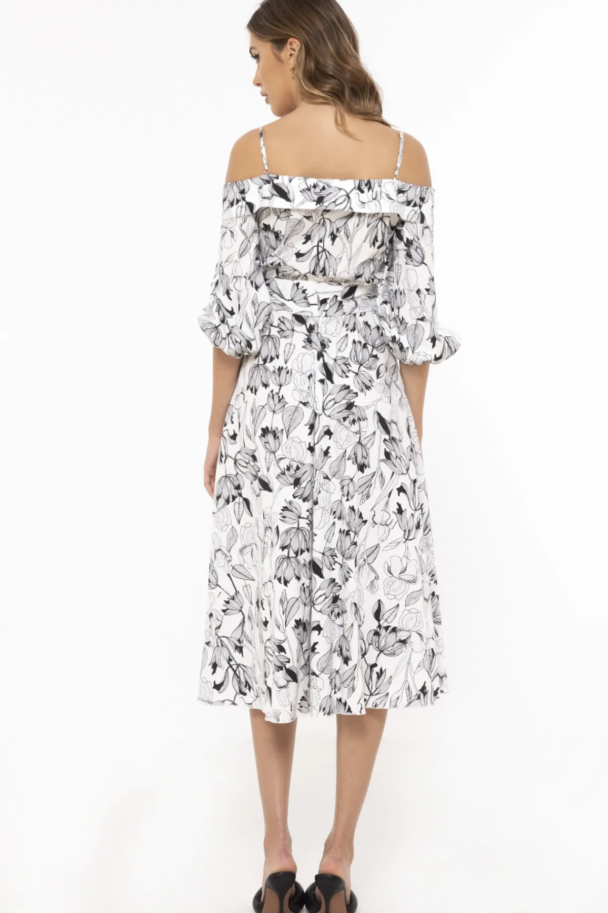 Best Off-shoulder poplin dress Dresses