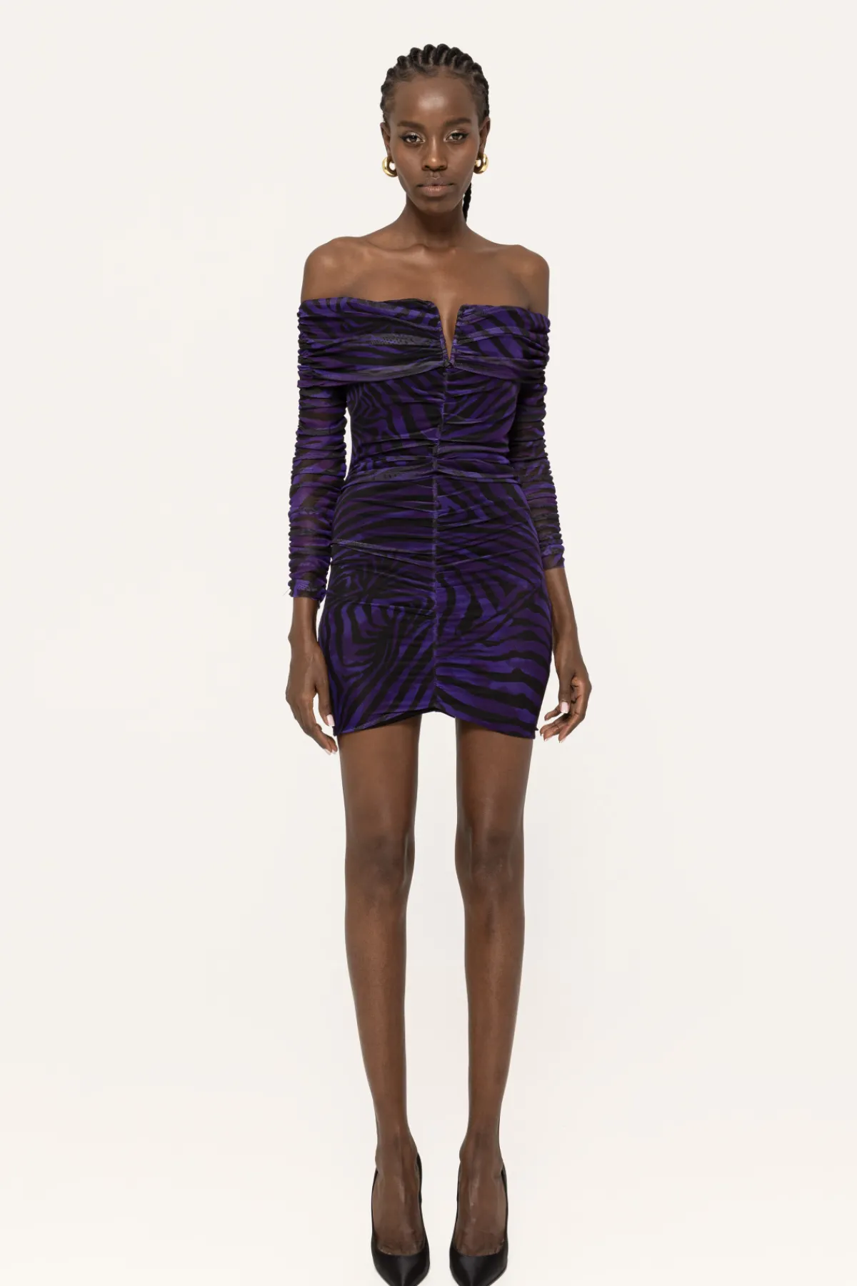 New Off-shoulder tulle mini dress Dresses