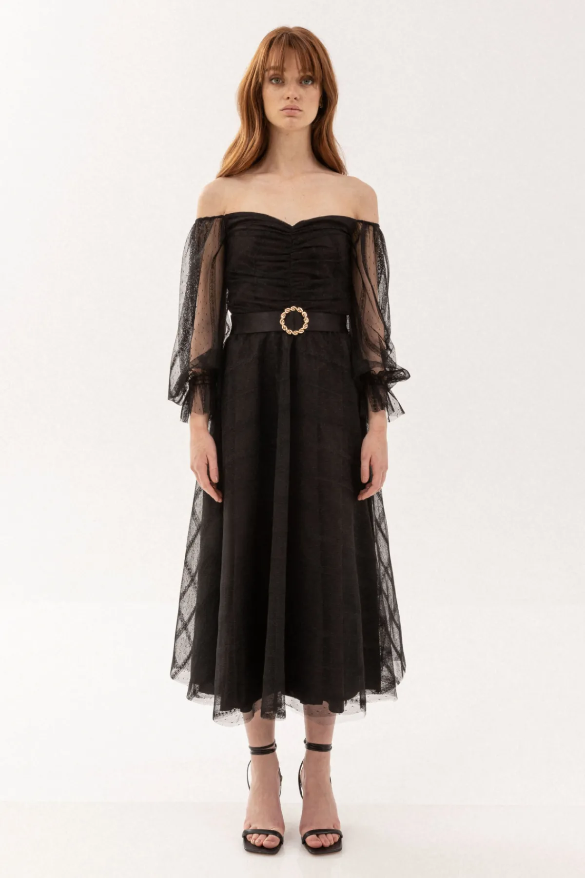 Hot Off-shoulders tulle dress Dresses