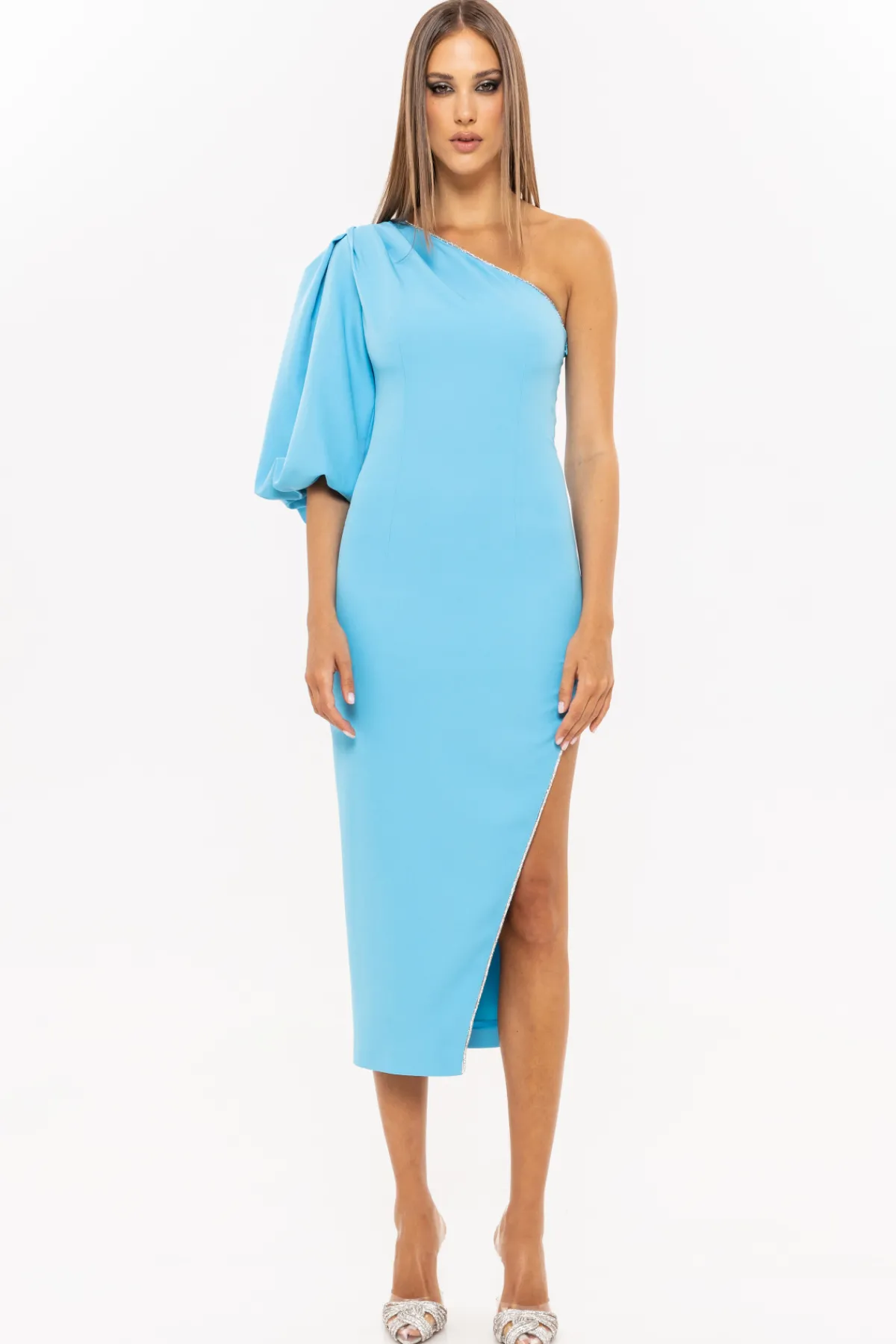 Cheap One-shoulder midi dress Dresses