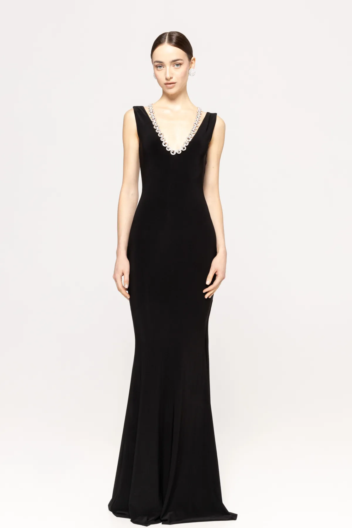 Hot Open-back embellished maxi dress Dresses