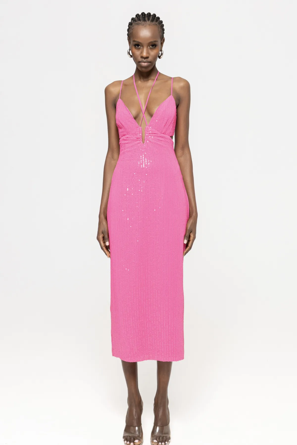 Best Sale Open-back sequined dress Dresses