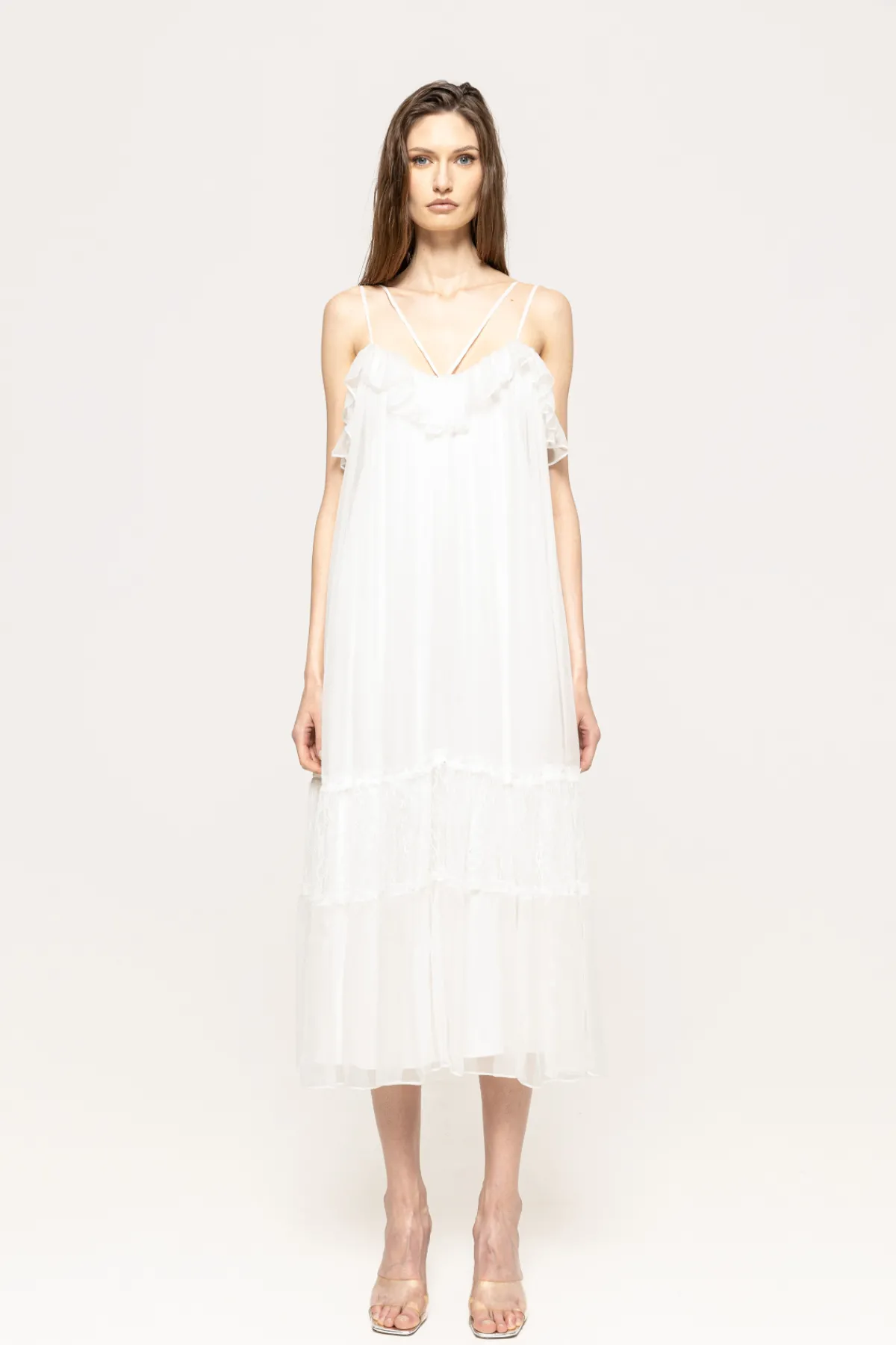 Sale Open-back silk dress Dresses