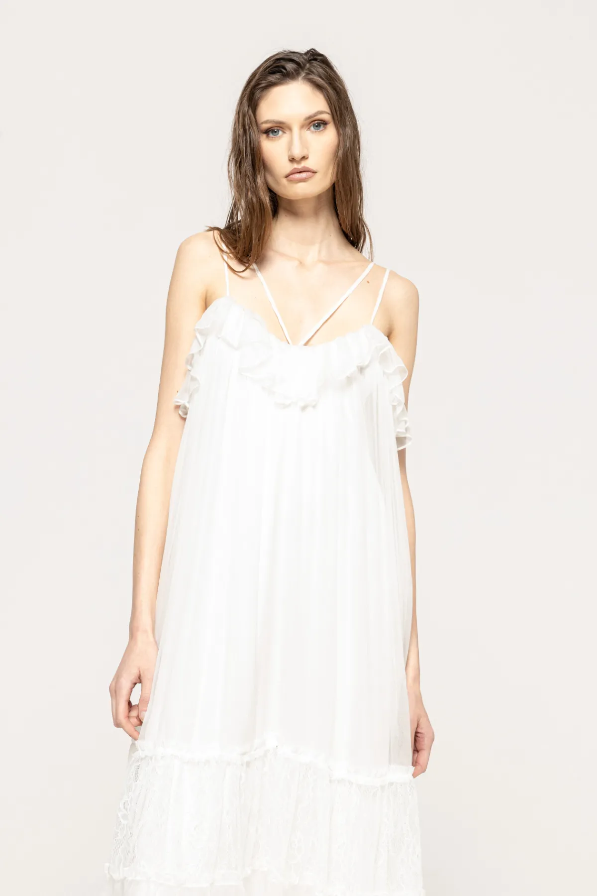 Sale Open-back silk dress Dresses