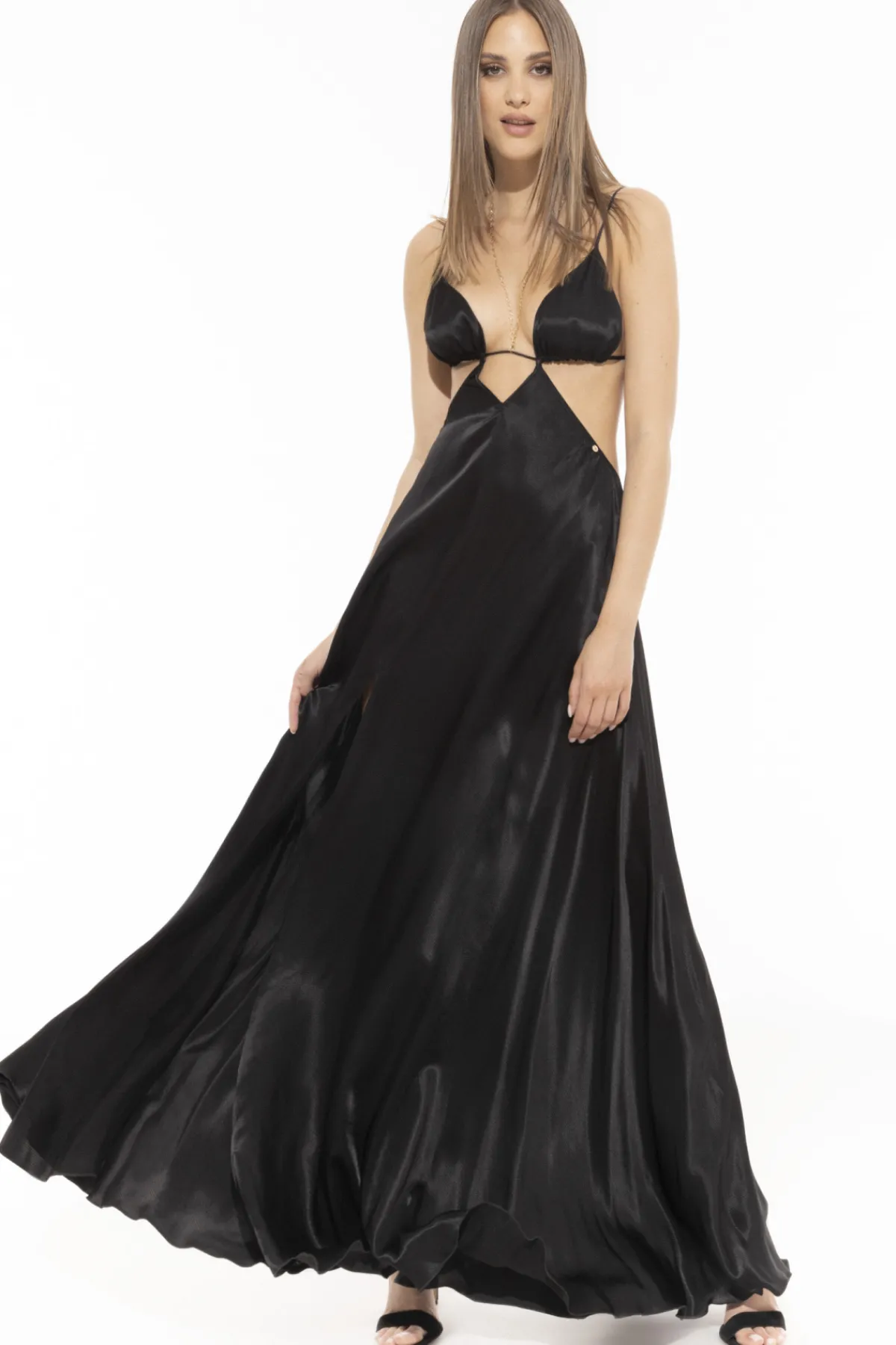 Sale Open-back viscose dress Dresses
