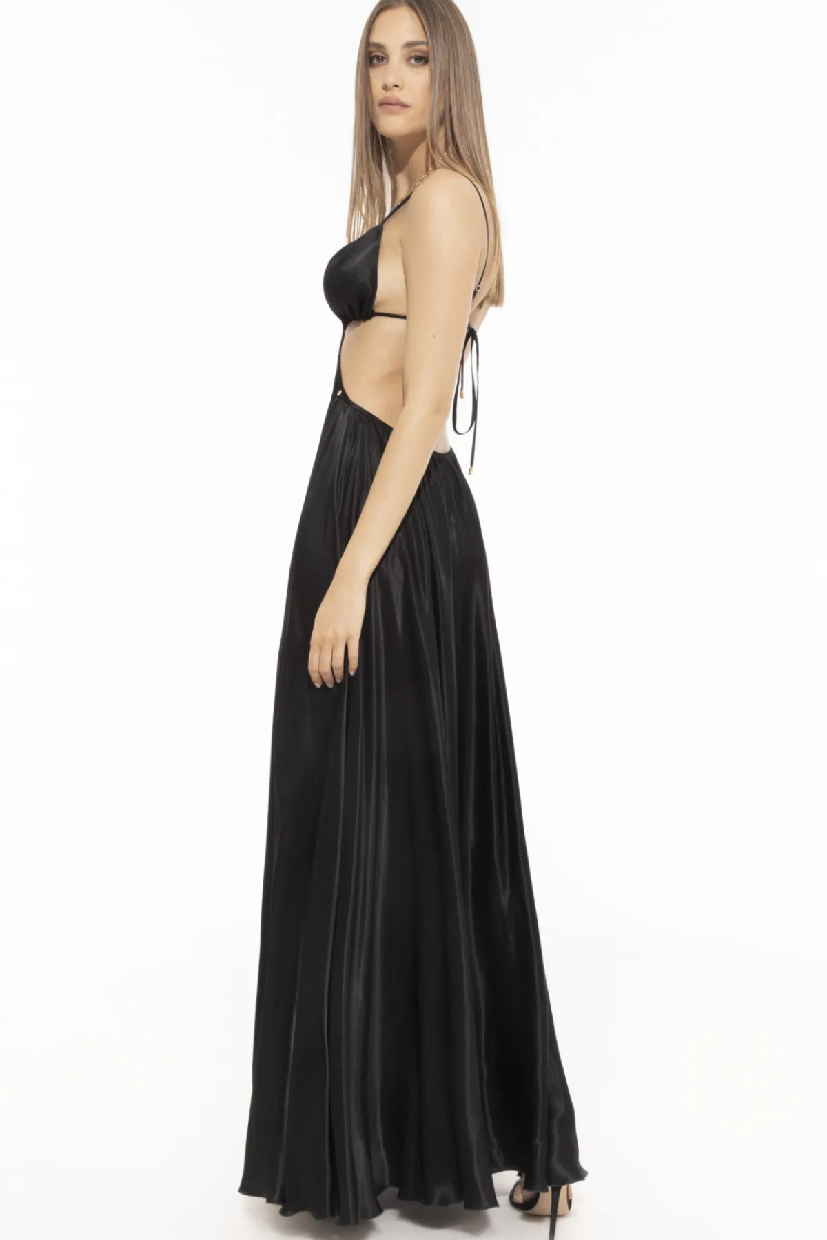 Sale Open-back viscose dress Dresses