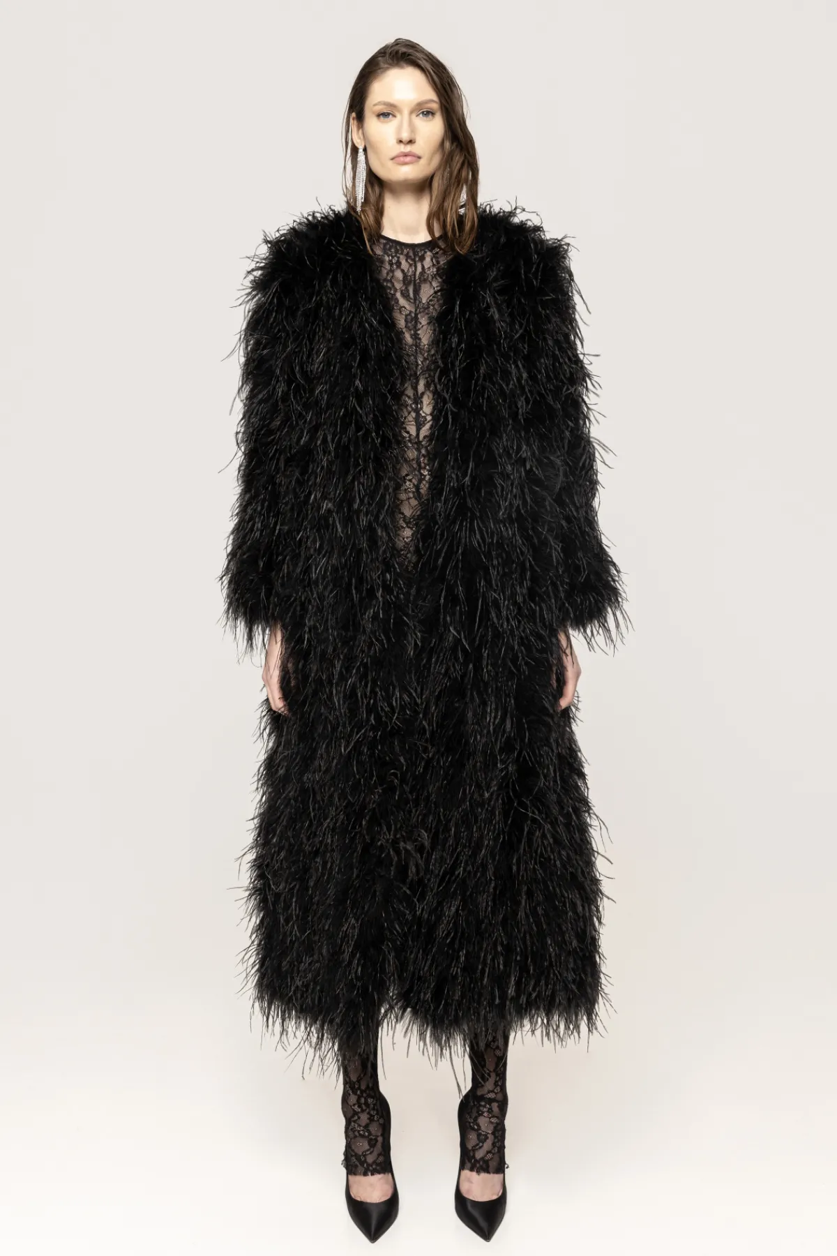 Cheap Ostrich-feather jacket Coats