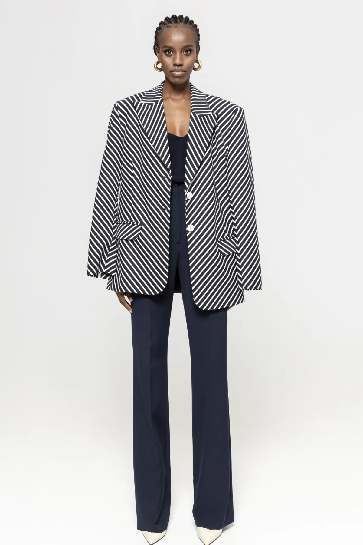 Discount Oversize single-breasted blazer Jackets
