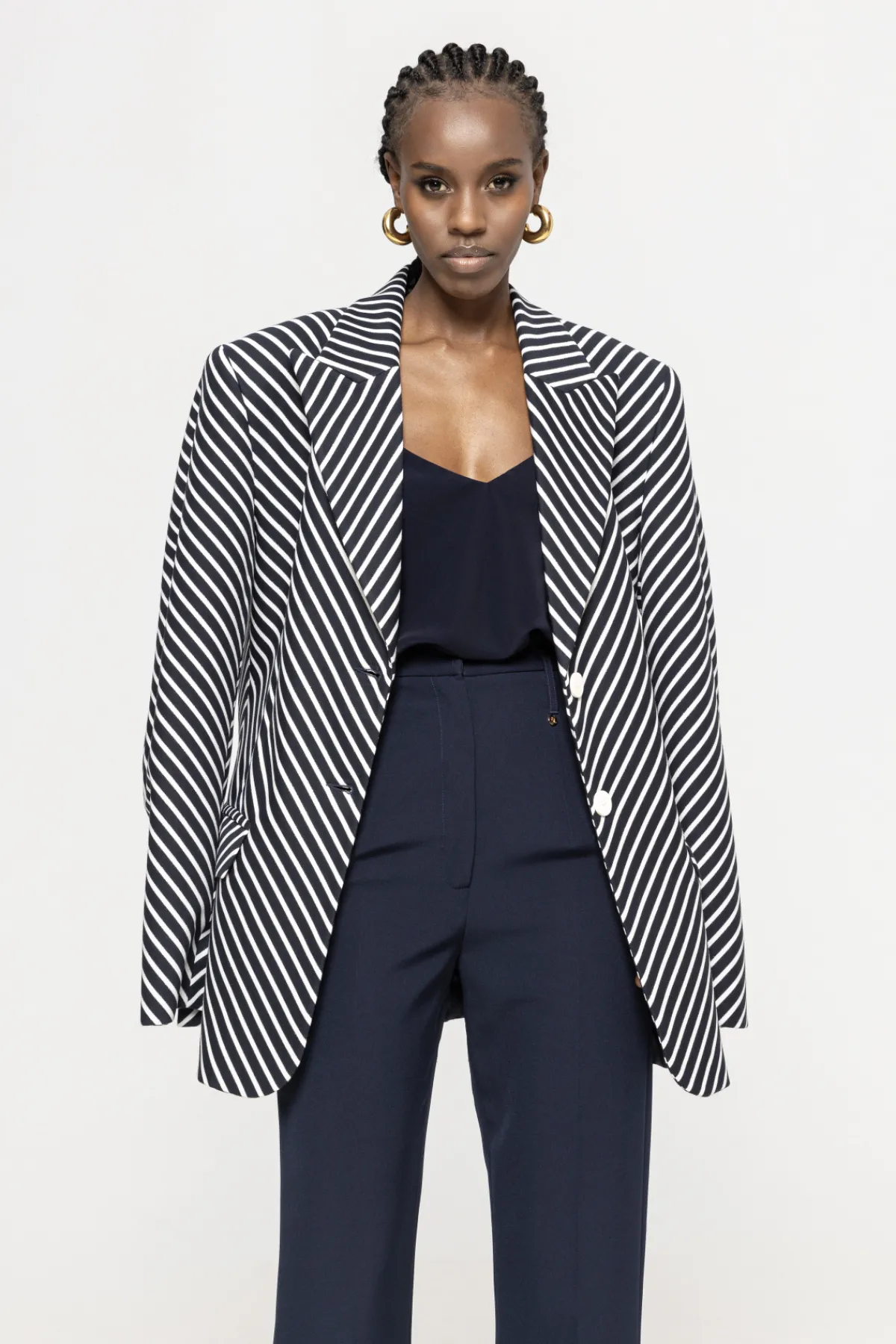 Discount Oversize single-breasted blazer Jackets