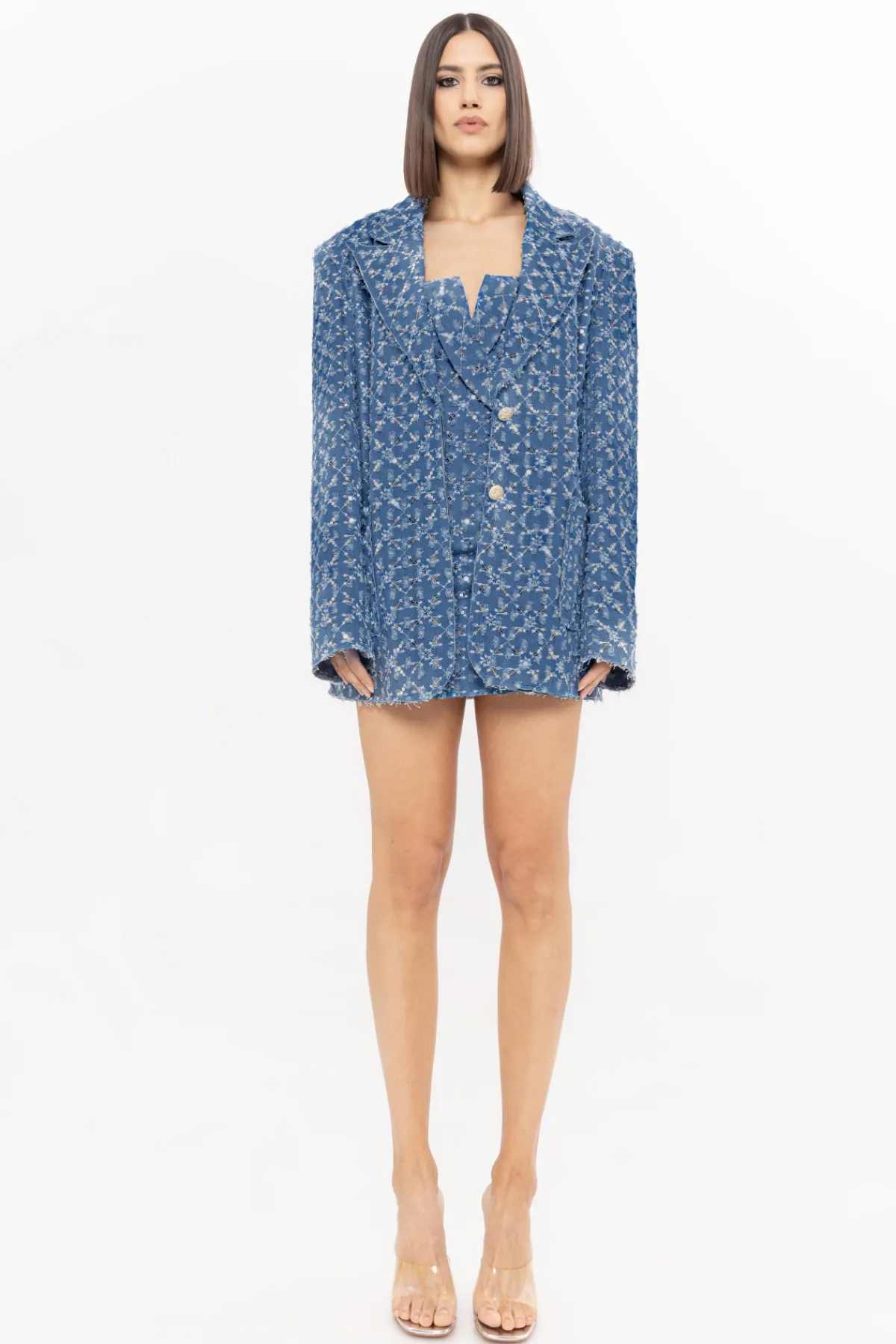 Cheap Oversized denim blazer Jackets | Denim