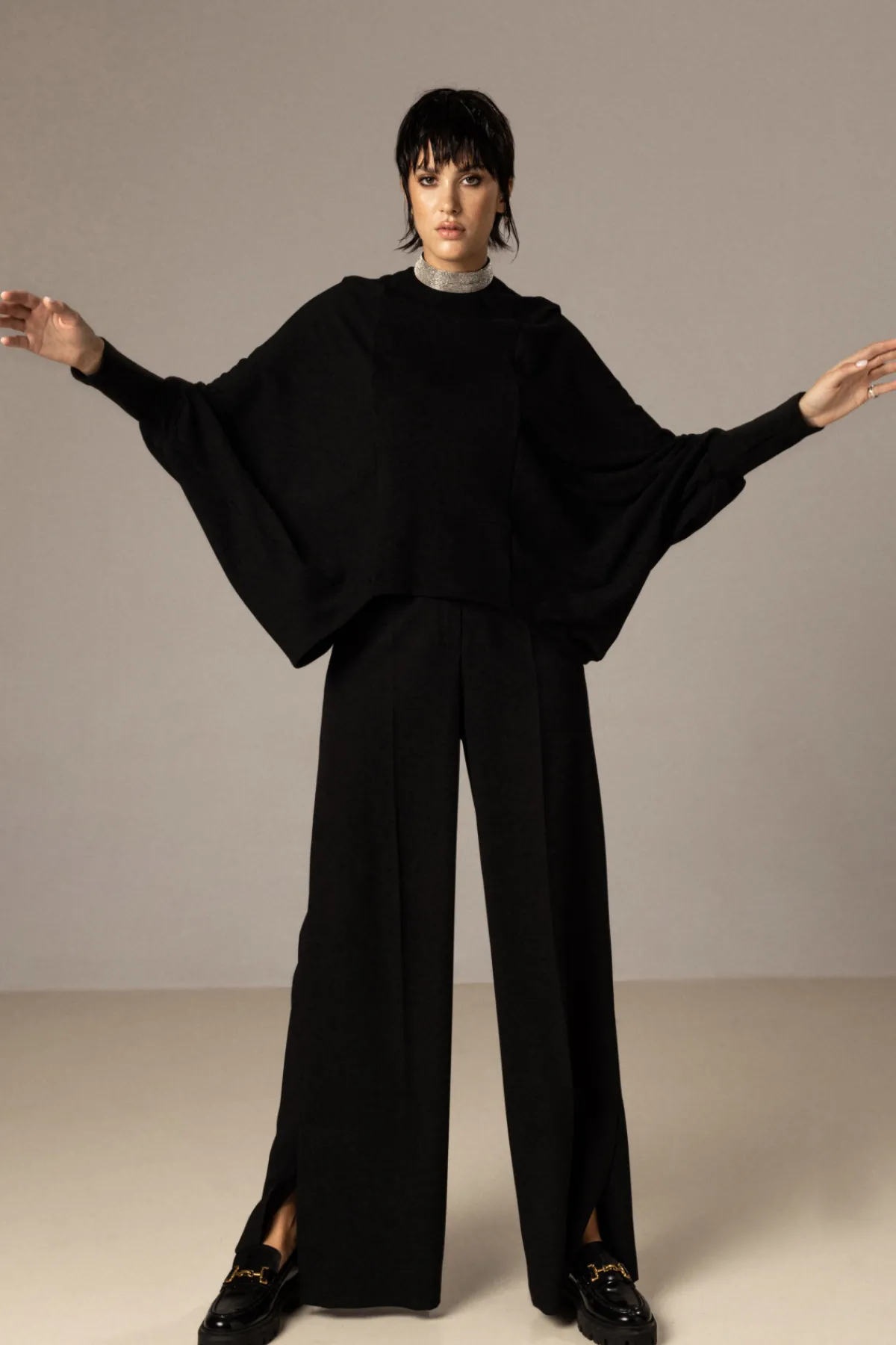 Hot Oversized viscose top Tops