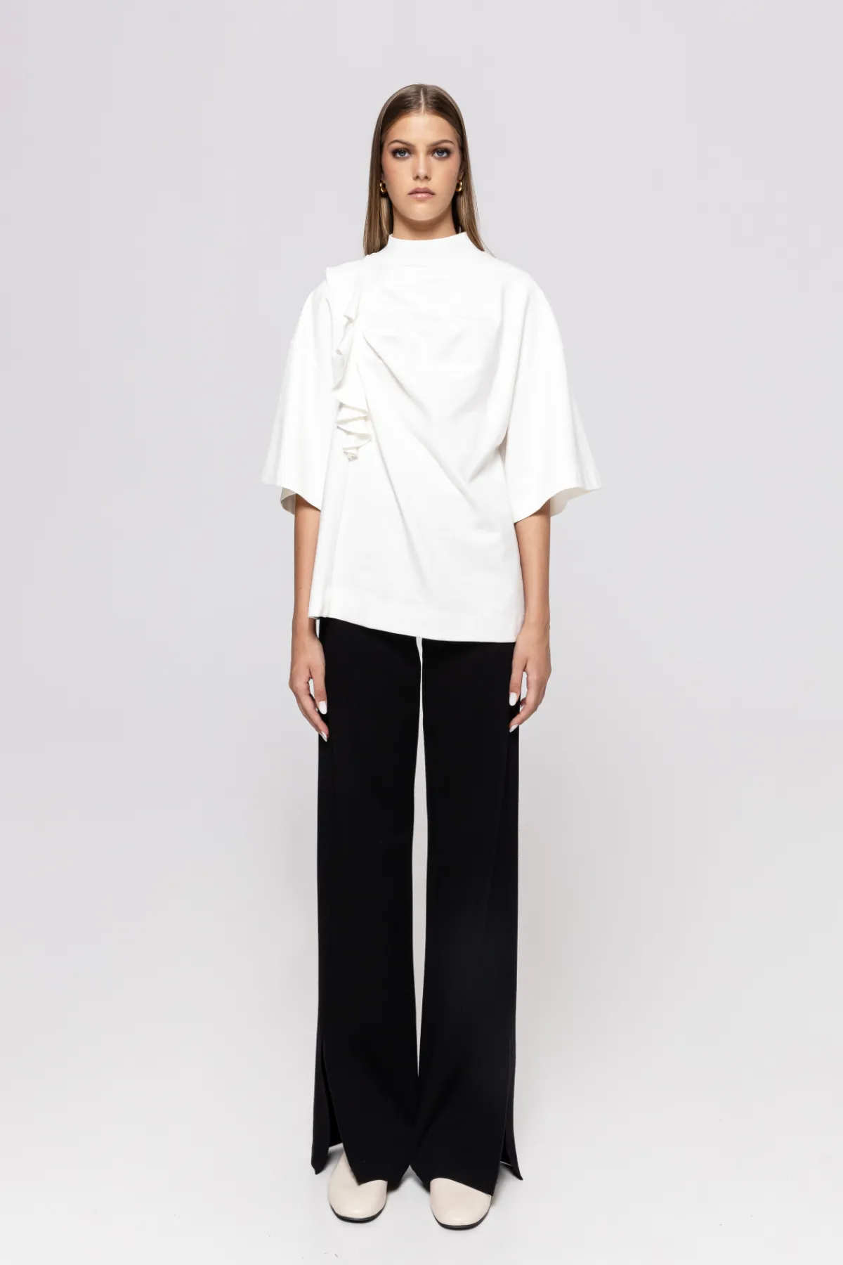 Best Sale Oversized viscose top Tops