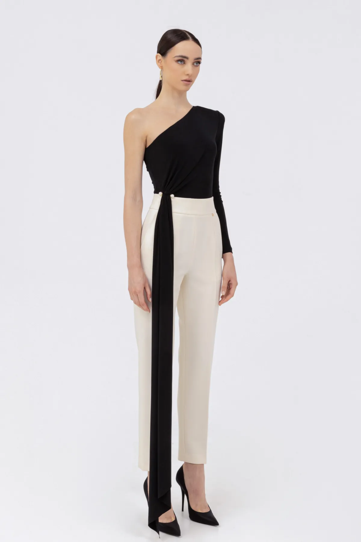 Online Pearl-detail bodysuit Body
