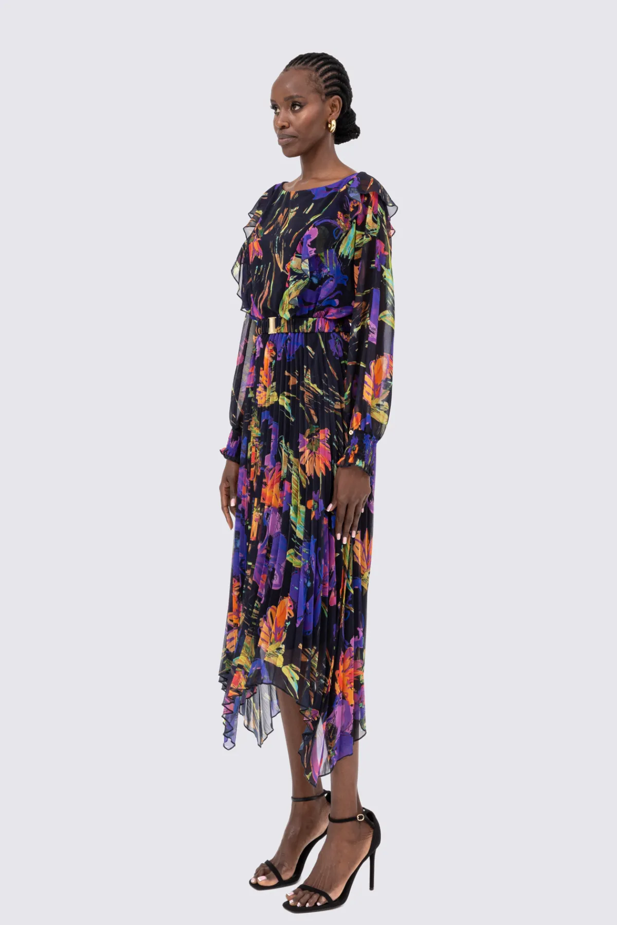 Flash Sale Pleated chiffon midi dress Dresses