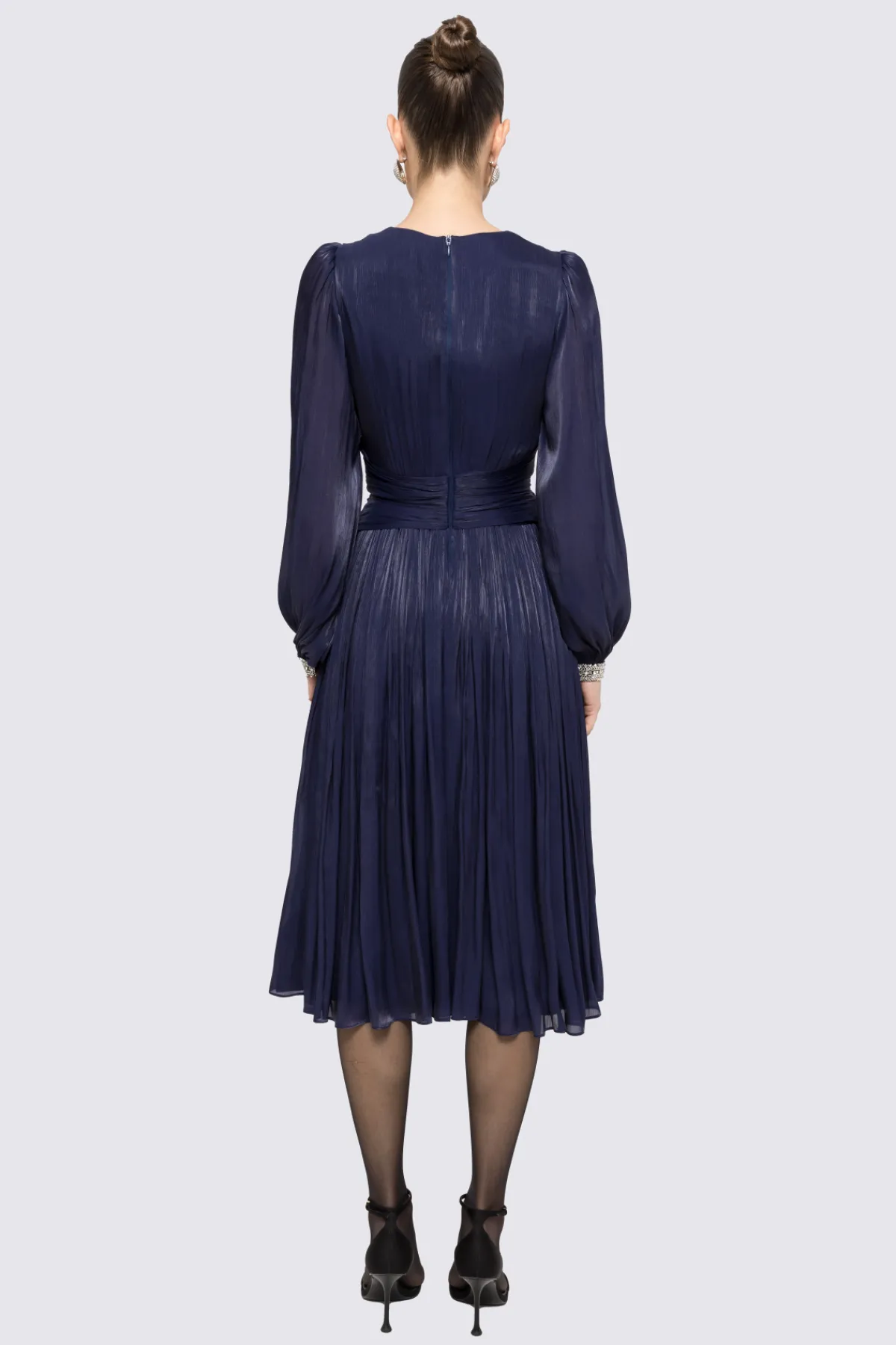 Best Sale Pleated chiffon midi dress Dresses