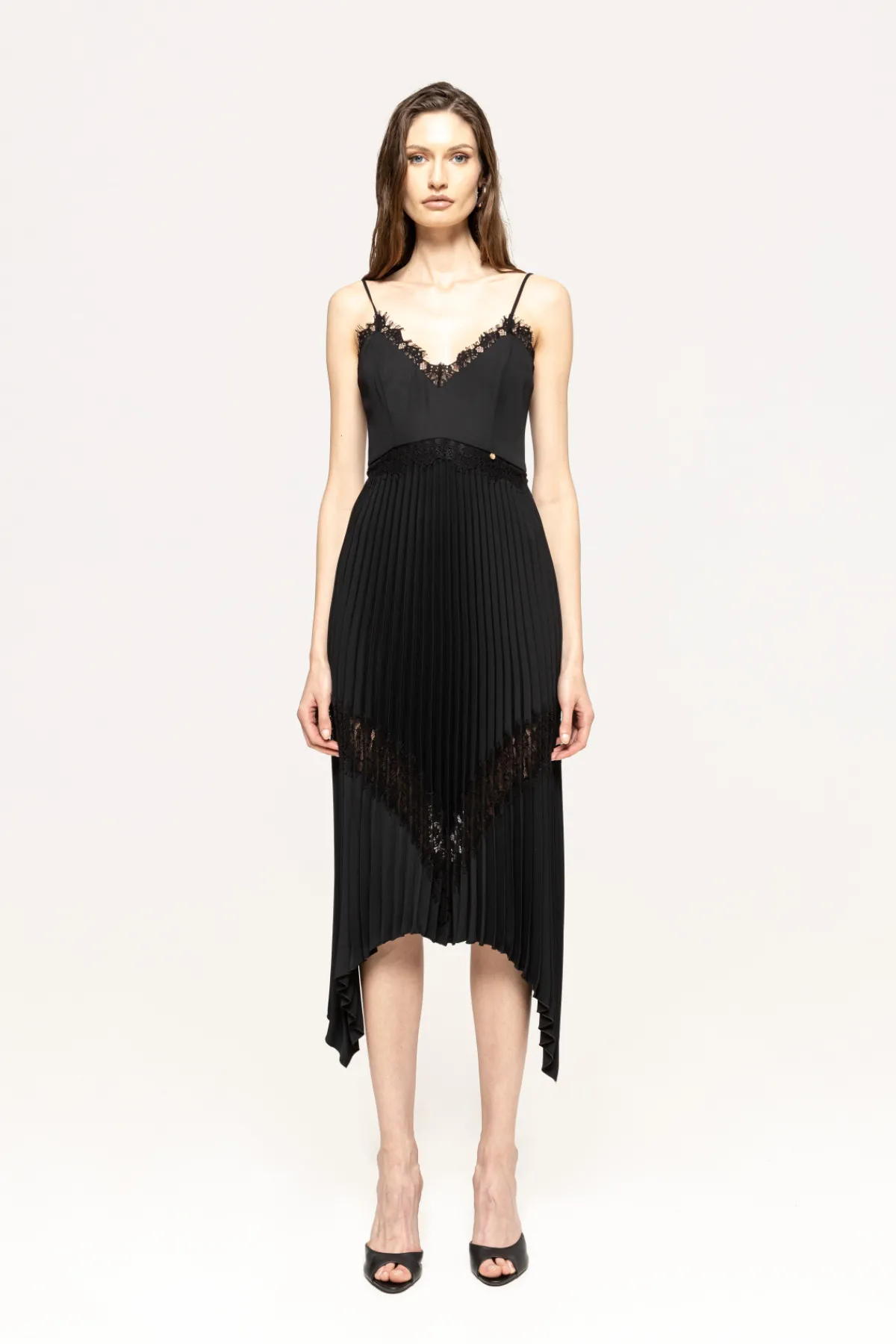 Hot Pleated midi dress Dresses