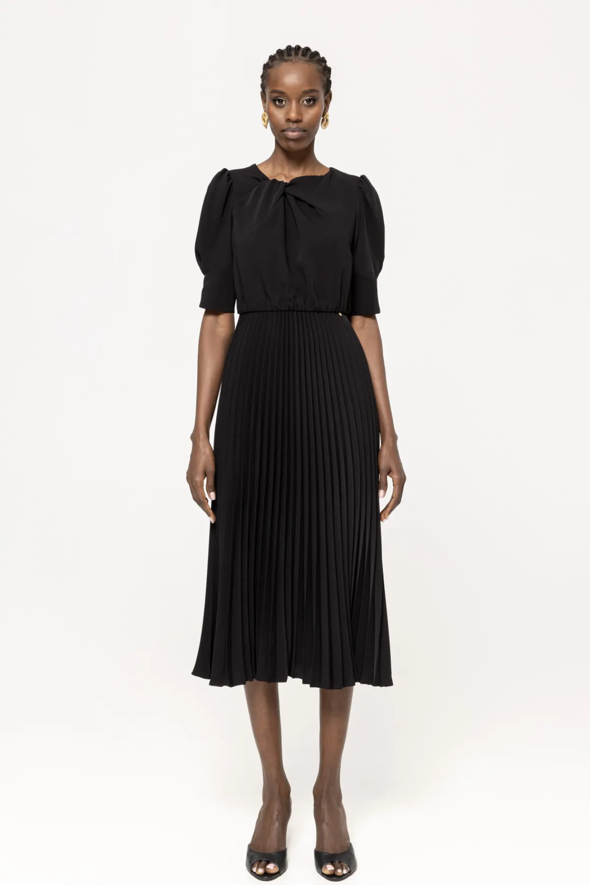 Sale Pleated midi dress Dresses