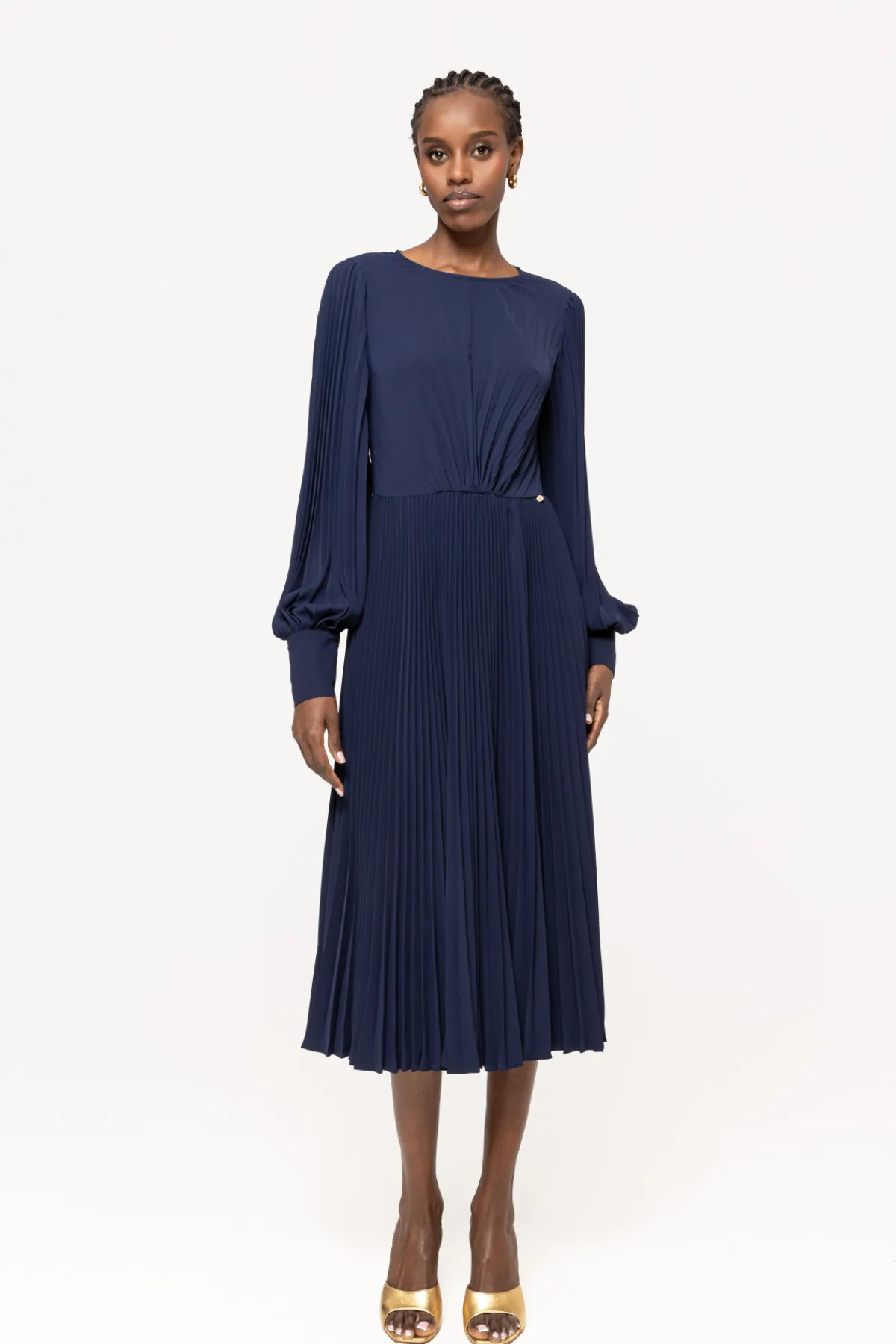 Online Pleated midi dress Dresses