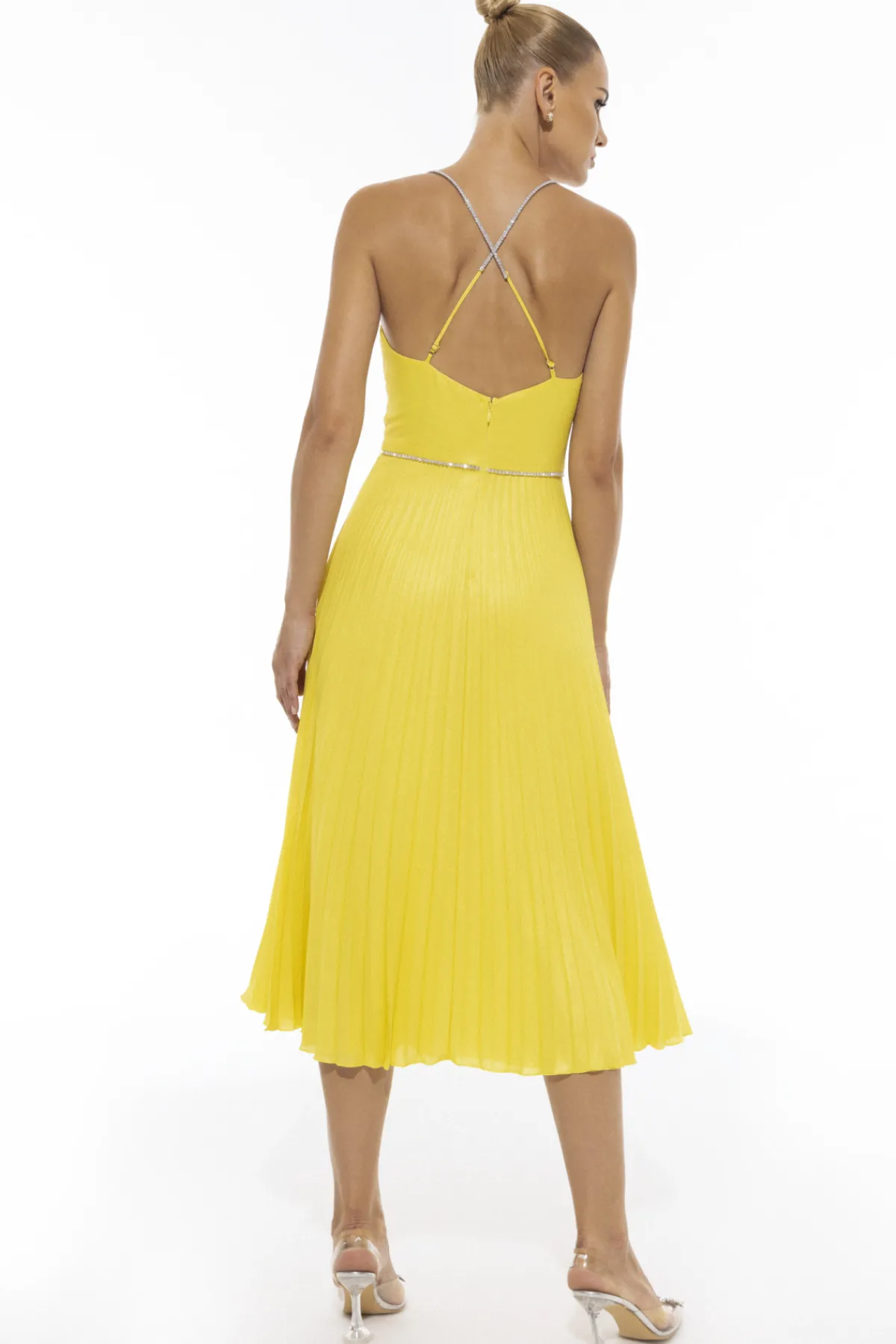 Sale Pleated midi dress Dresses