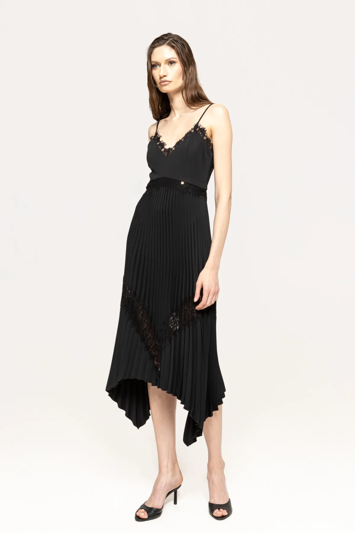 Hot Pleated midi dress Dresses