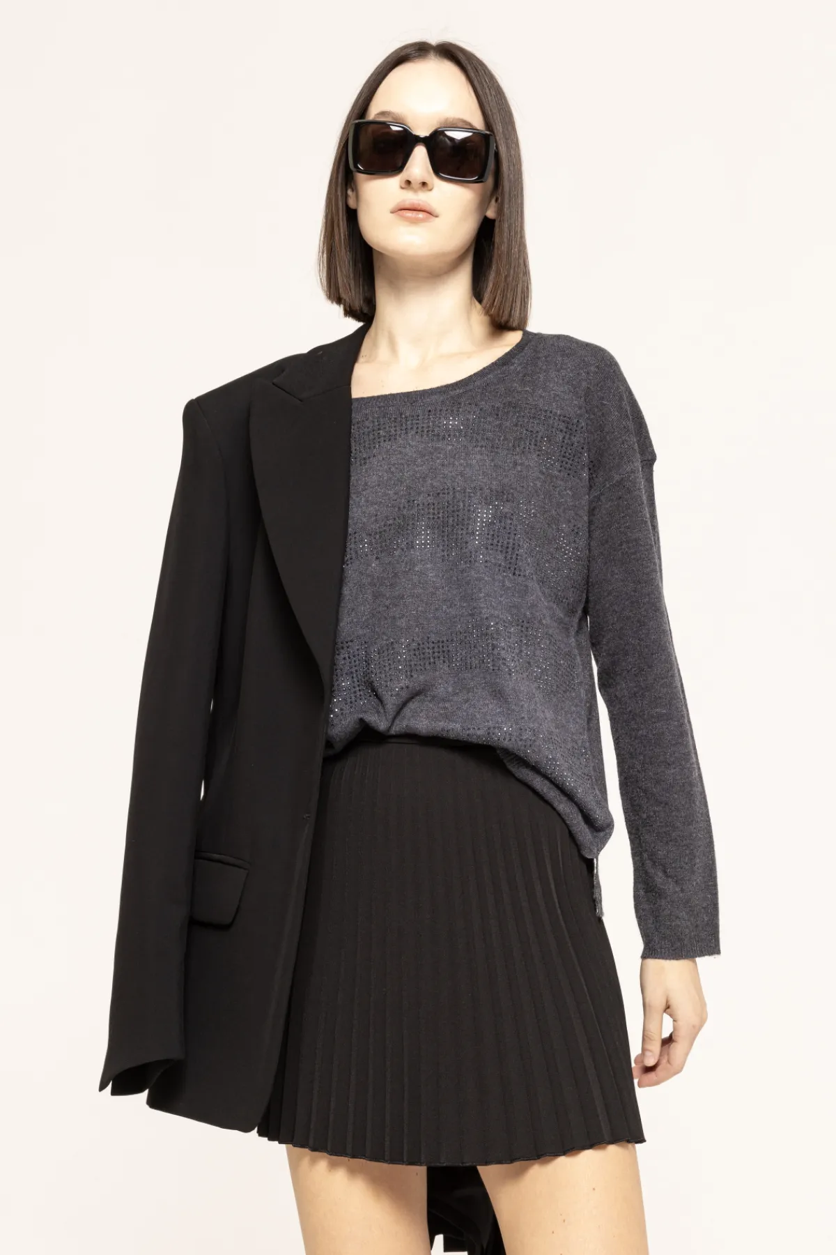 Outlet Pleated mini skirt Skirts