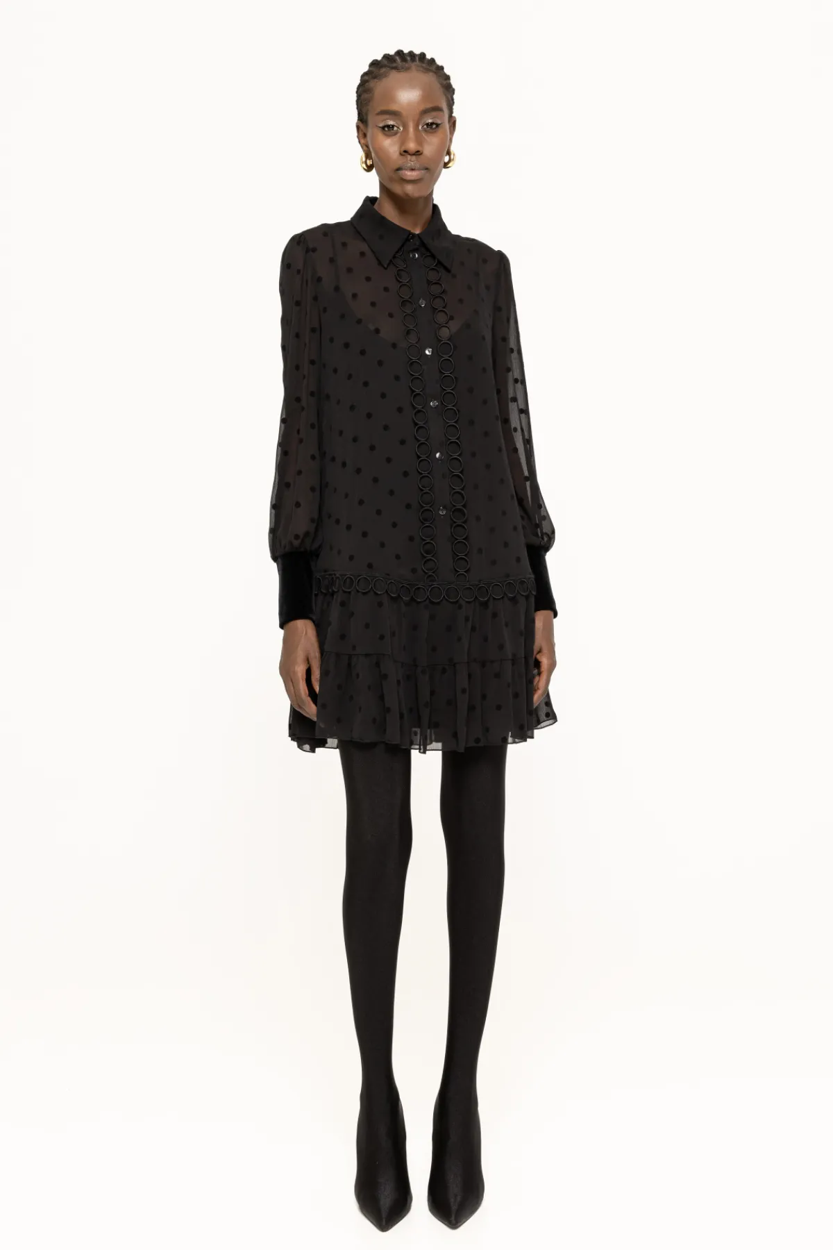 Hot Polka dot midi dress Dresses