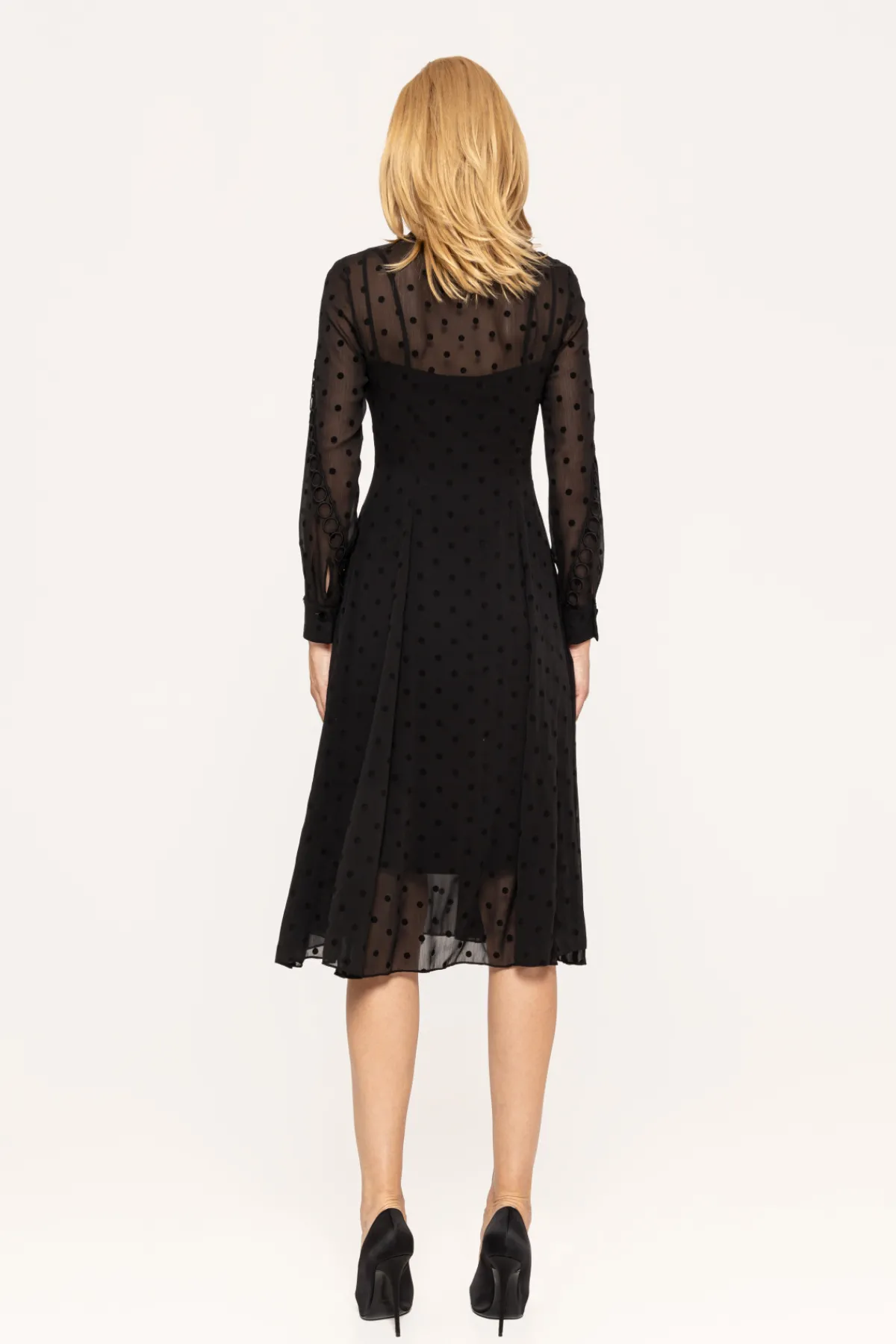Outlet Polka dot midi dress Dresses