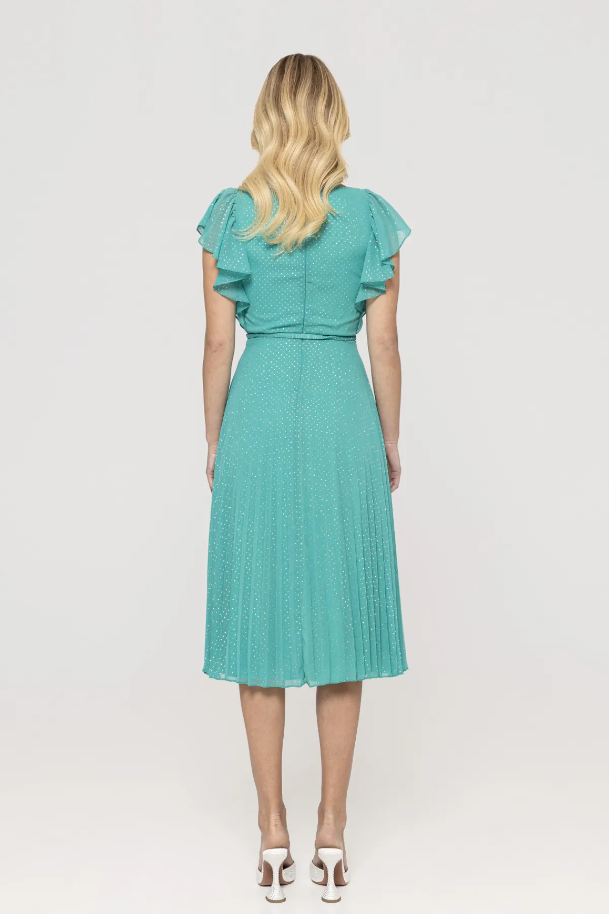 Best Sale Polka dots chiffon midi dress Dresses
