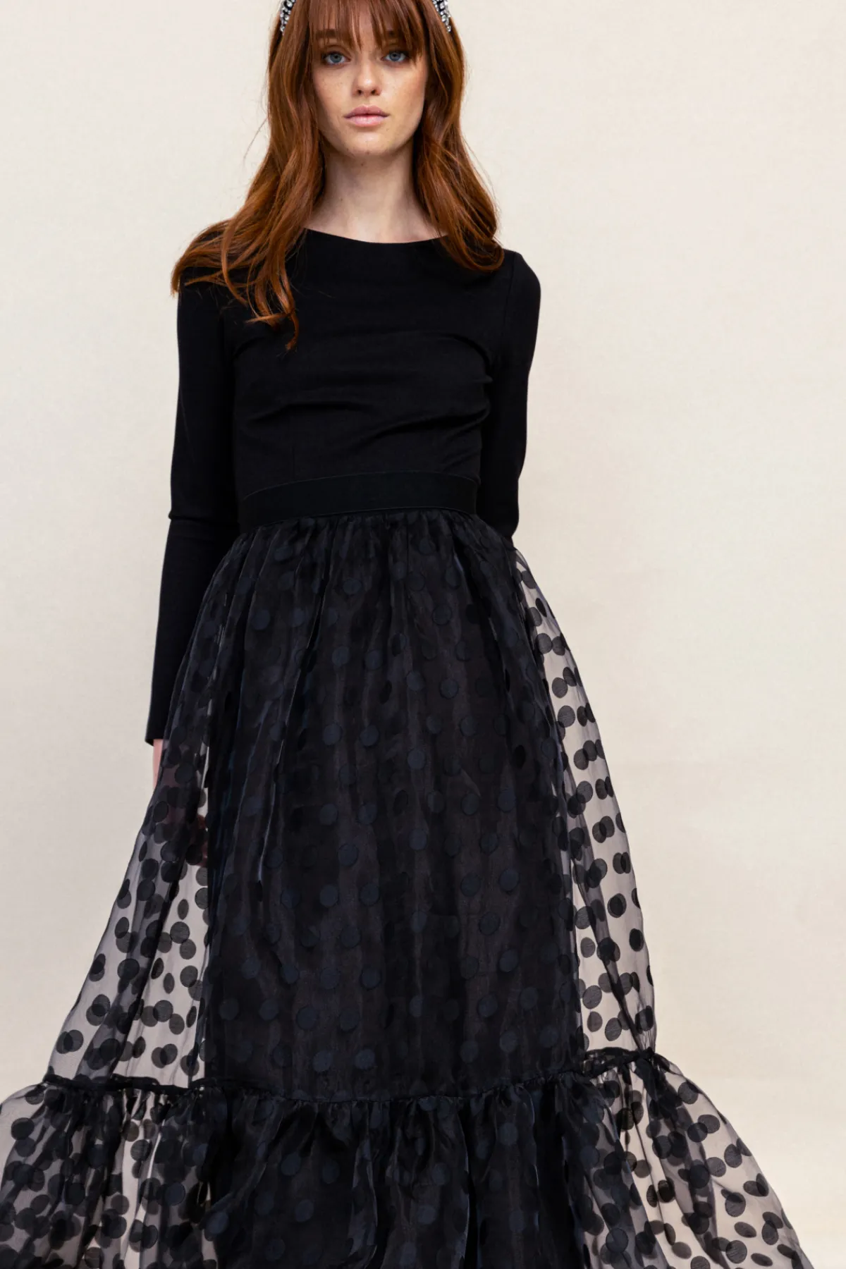 Hot Polka dots organza dress Dresses