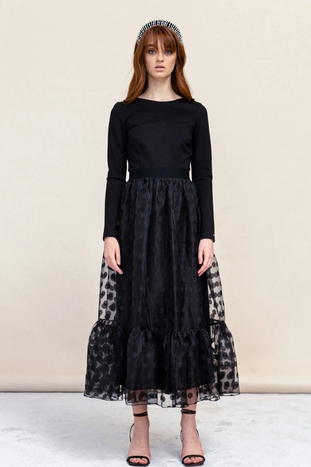 Hot Polka dots organza dress Dresses