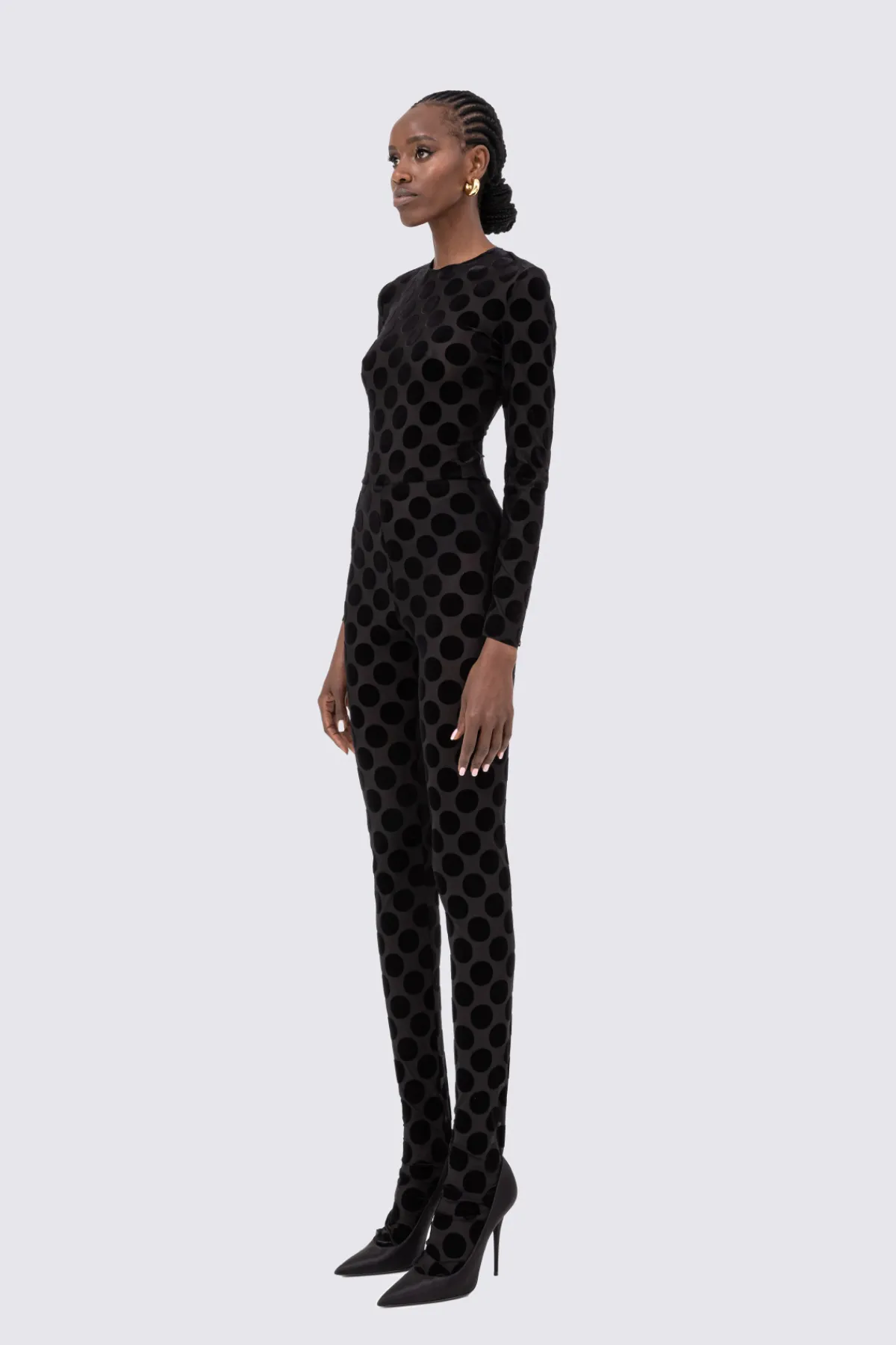 Best Sale Polka-dot tulle jumpsuit Jumpsuits