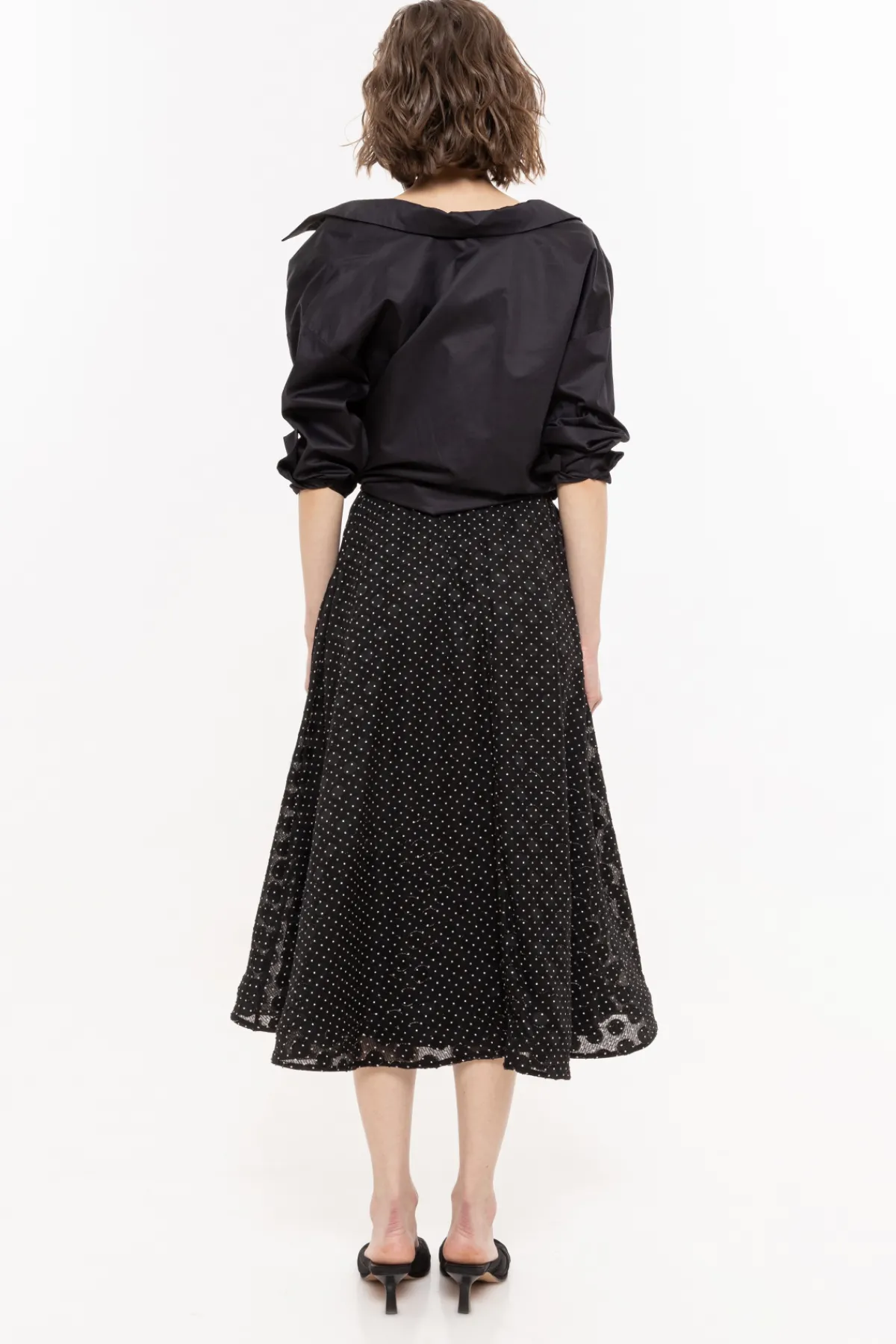 Fashion Polka-dots midi skirt Skirts