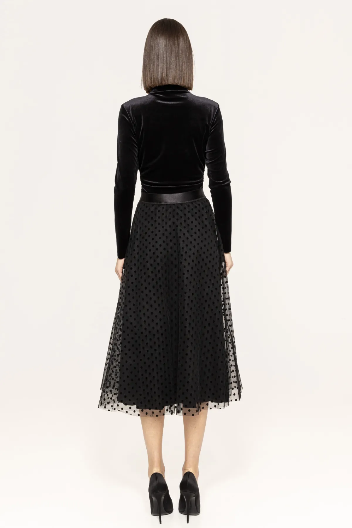 Clearance Polka-dots tulle skirt Skirts