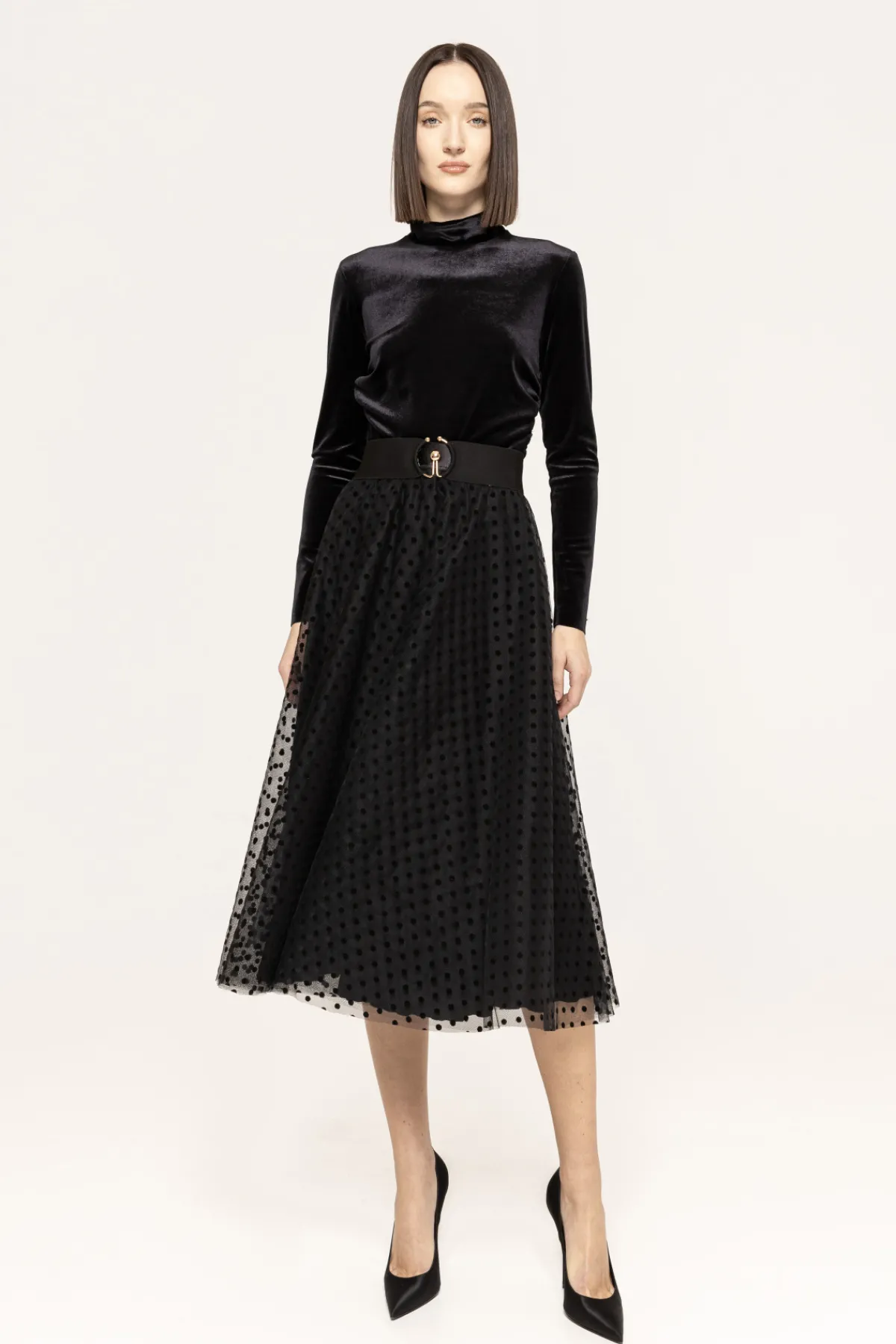 Clearance Polka-dots tulle skirt Skirts