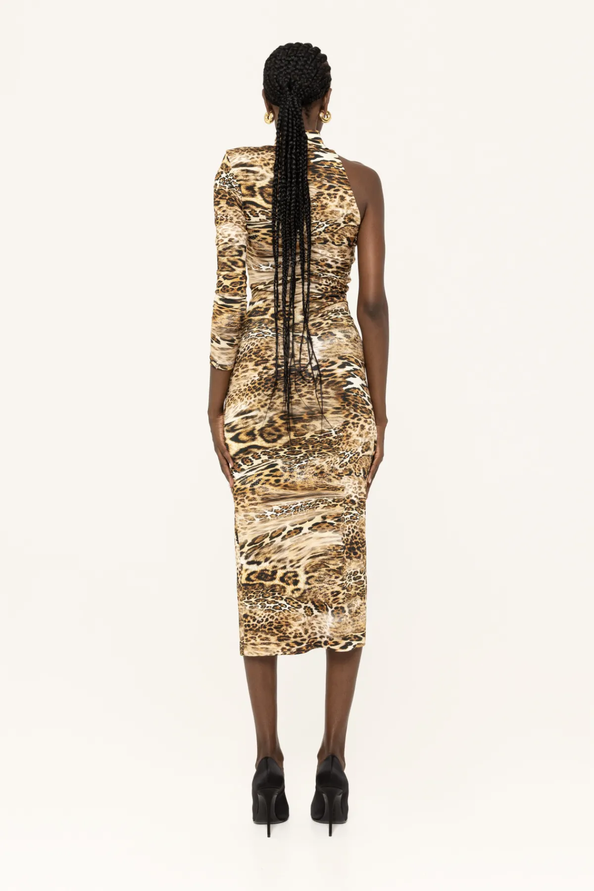 Outlet Printed midi dress Dresses
