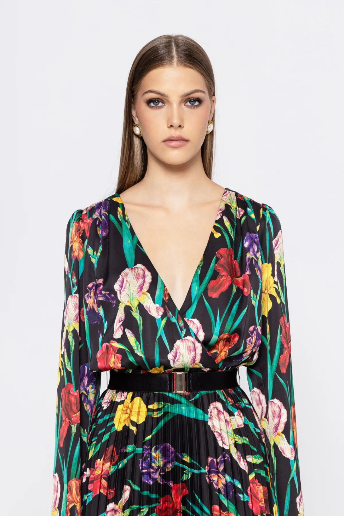 Hot ed satin midi dress Dresses