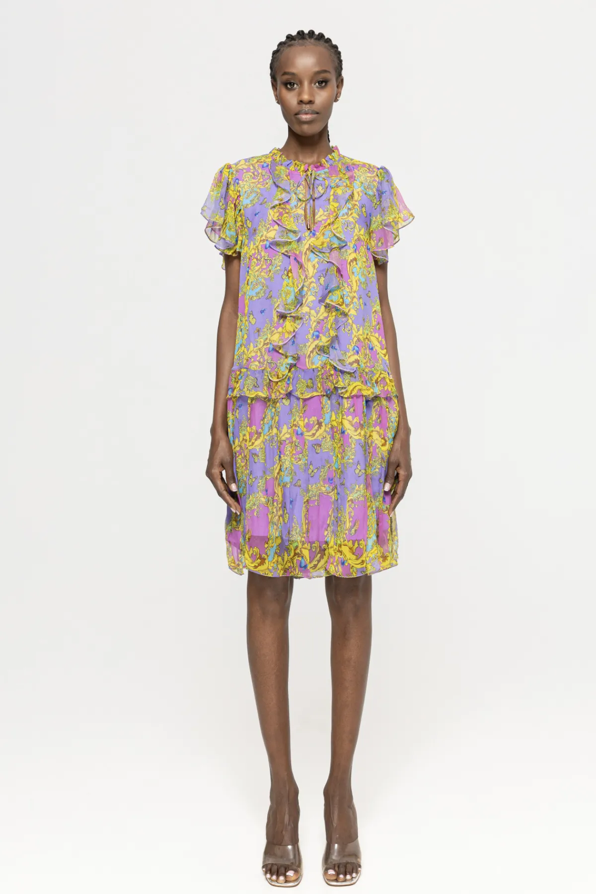 Shop ed silk midi dress Dresses