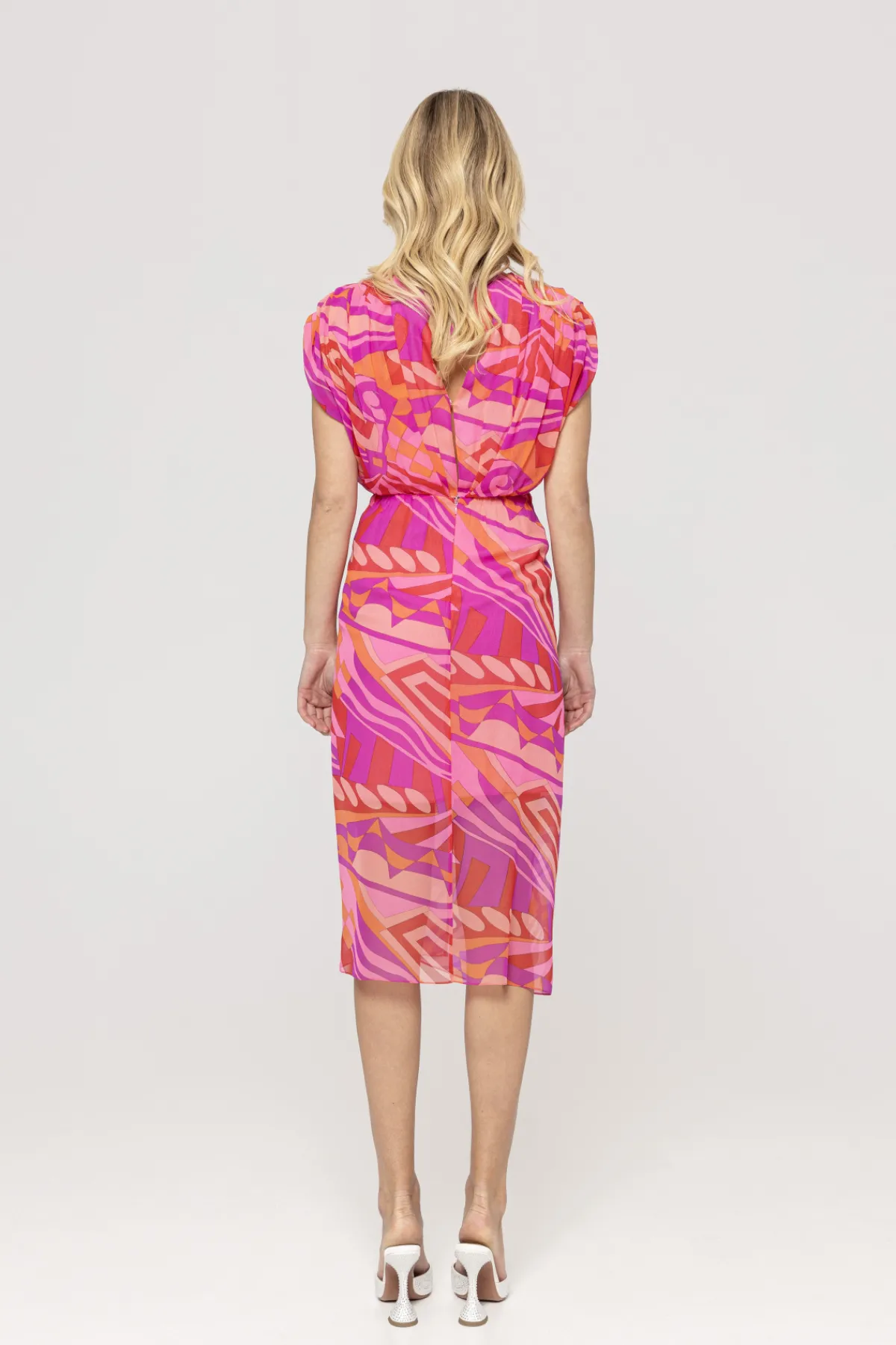 Hot ed silk midi dress Dresses